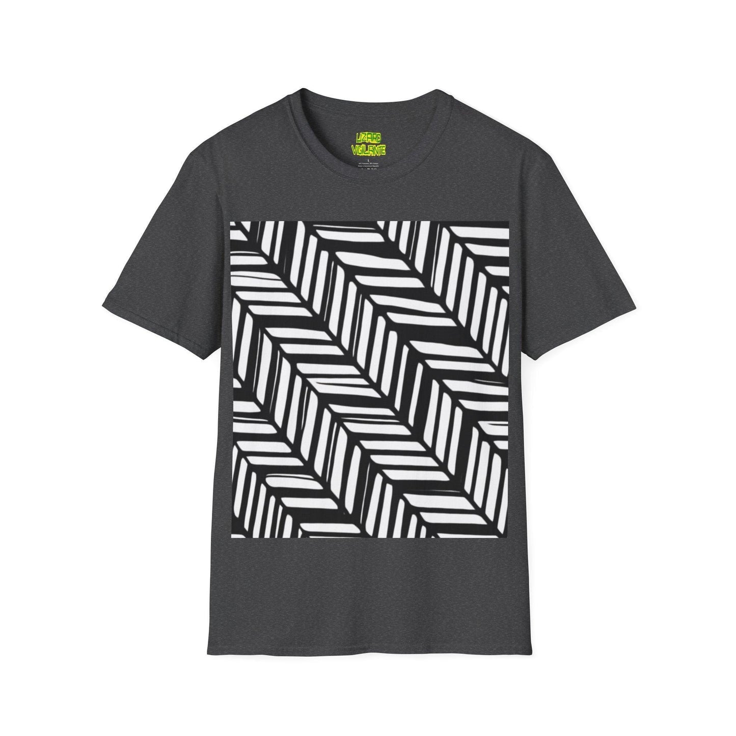 Liz Herringbone Unisex Softstyle T-Shirt - Lizard Vigilante