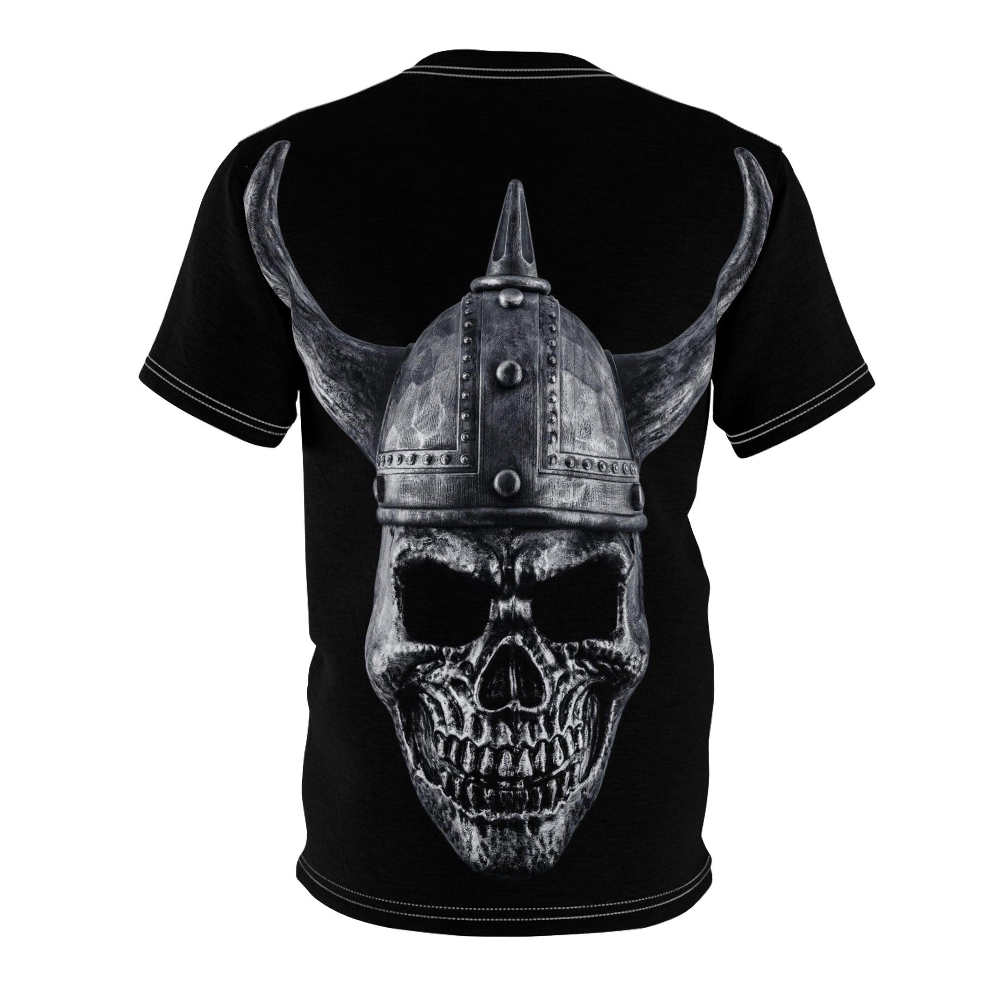 Skull Helmet Unisex Cut & Sew Tee (AOP) - Lizard Vigilante