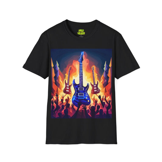 Concert Hero Guitars Unisex Softstyle T-Shirt - Lizard Vigilante