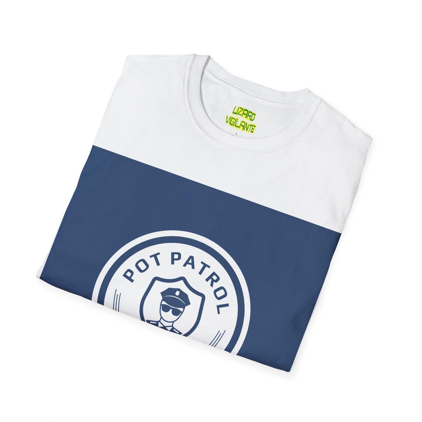 Pot Patrol Unisex Softstyle T-Shirt - Lizard Vigilante