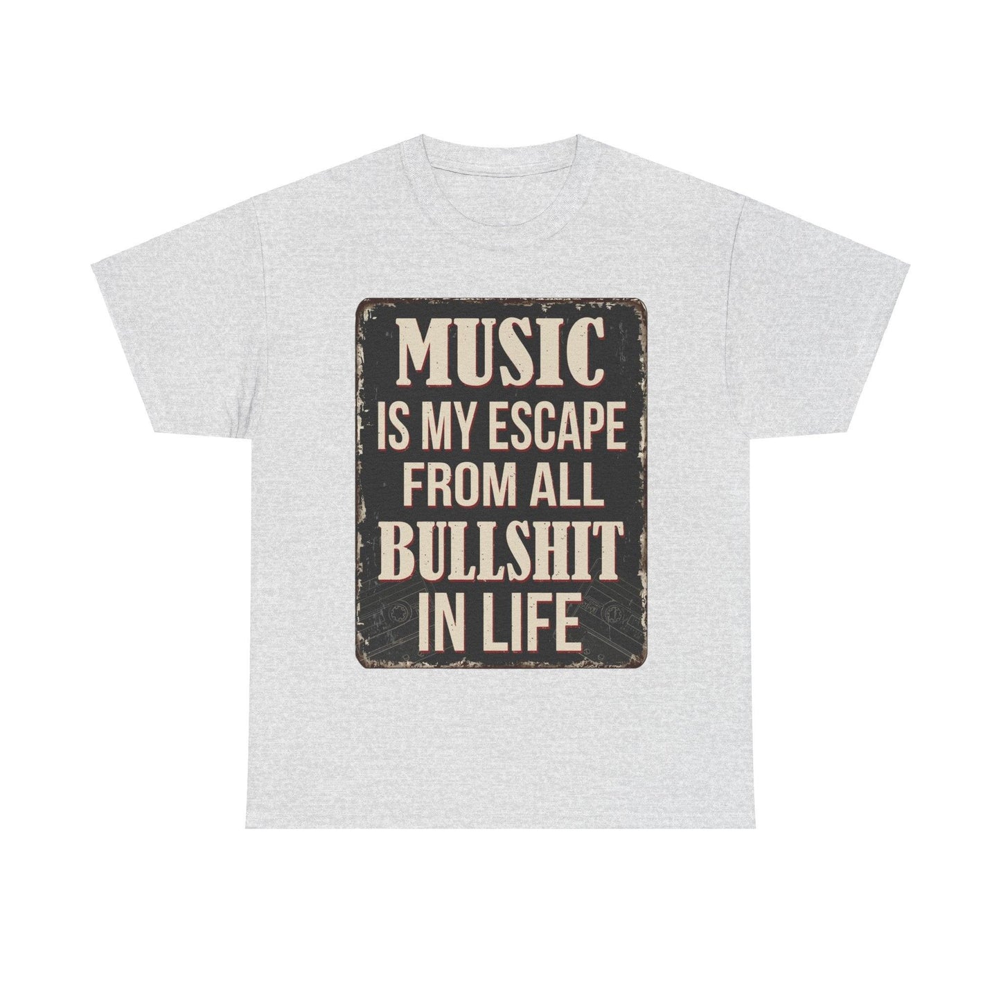 Music Escape Unisex Heavy Cotton Tee - Lizard Vigilante