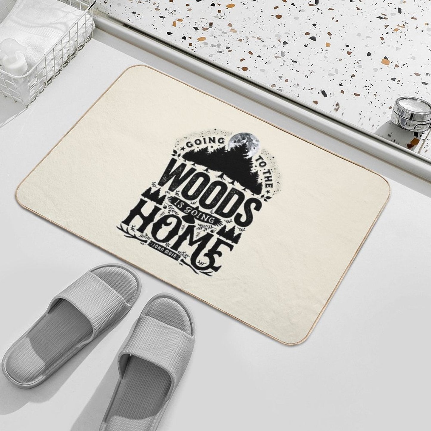 The Woods  Anti-Trip Bath Mat