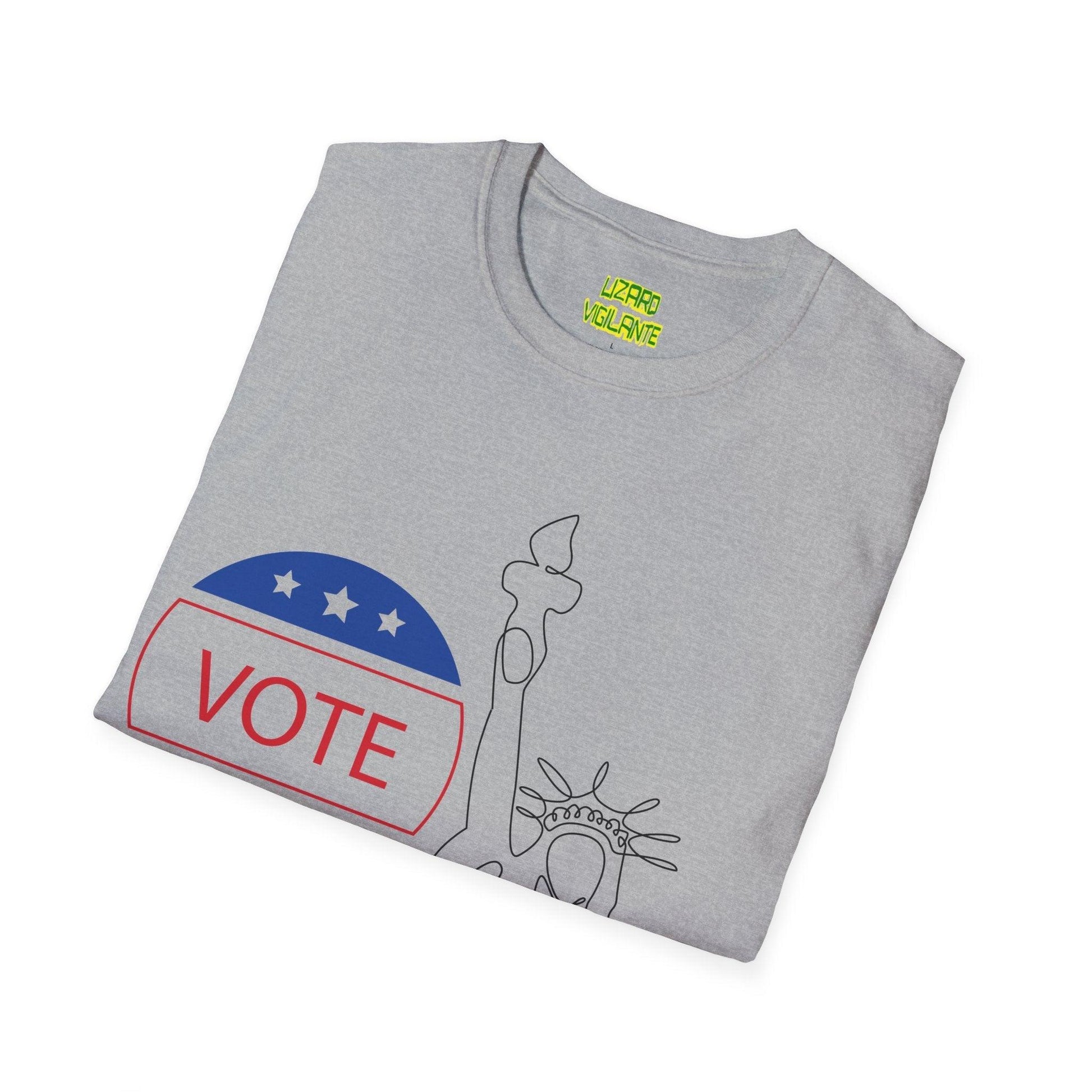 VOTE Liberty Unisex Softstyle T-Shirt - Lizard Vigilante