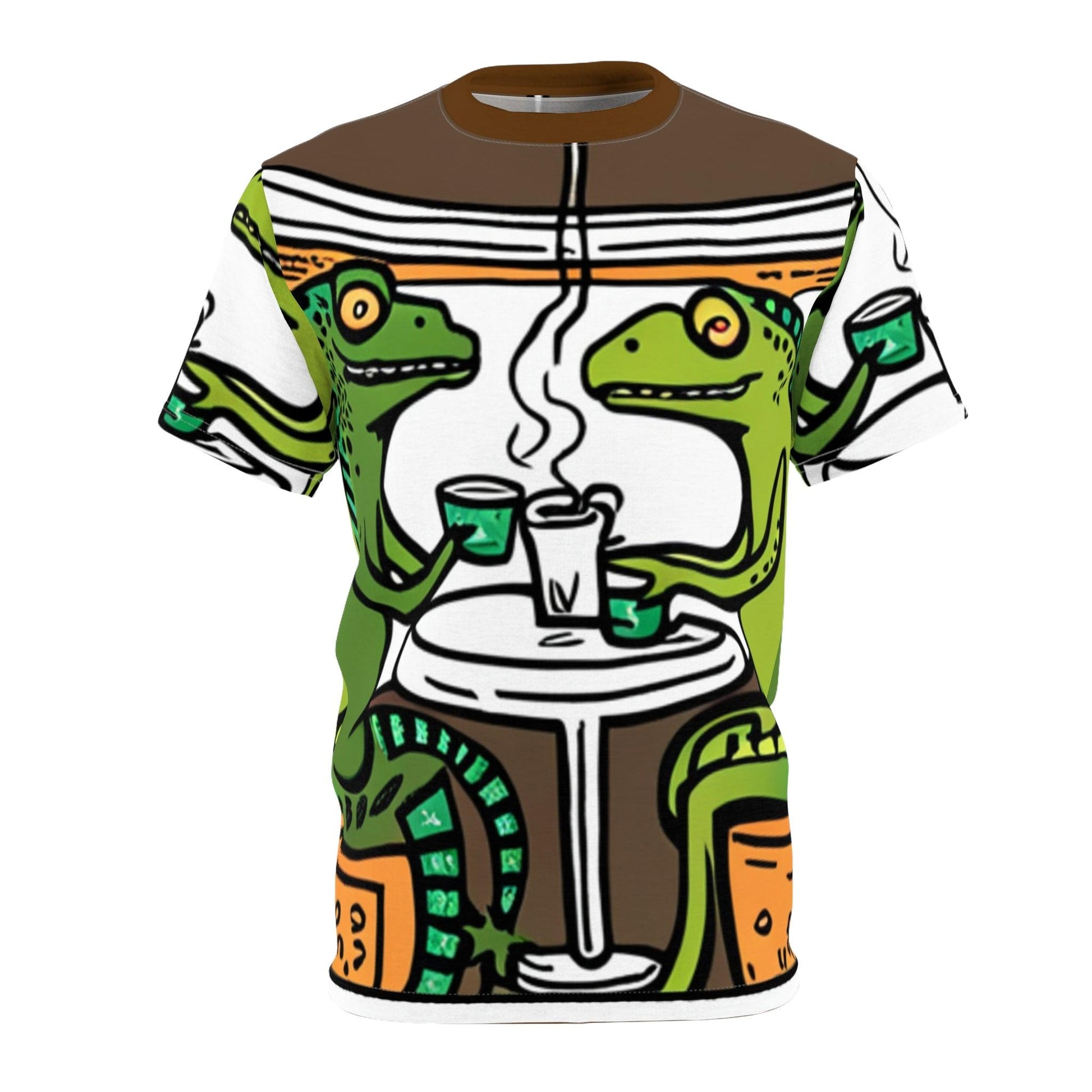 HQ Coffee Break Unisex Tee - Premium All Over Prints from Printify - Just $39.99! Shop now at Lizard Vigilante