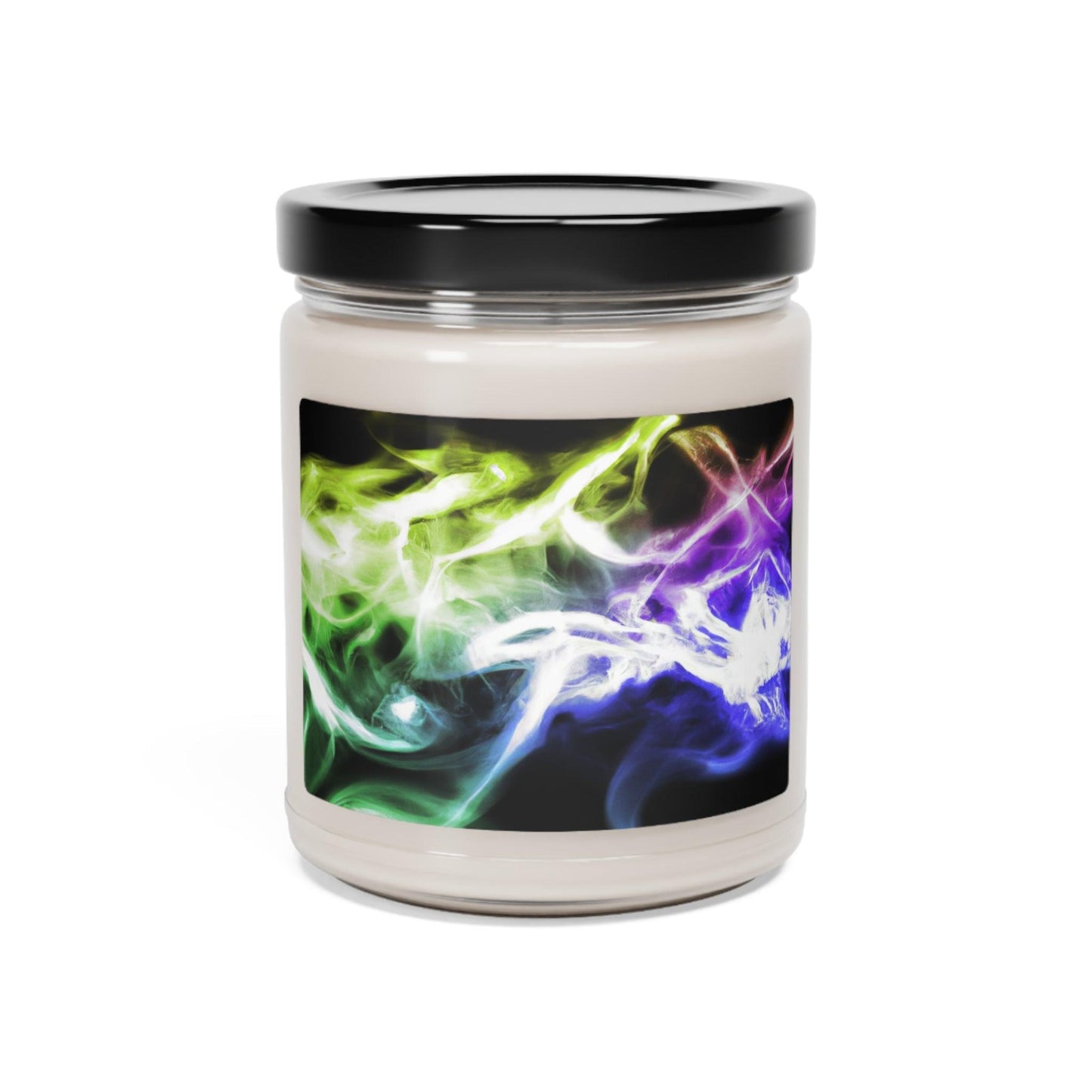 Neon Smoke Show Scented Soy Candle, 9oz, 50-60 Hrs Burning Time, 5 Scents - Lizard Vigilante