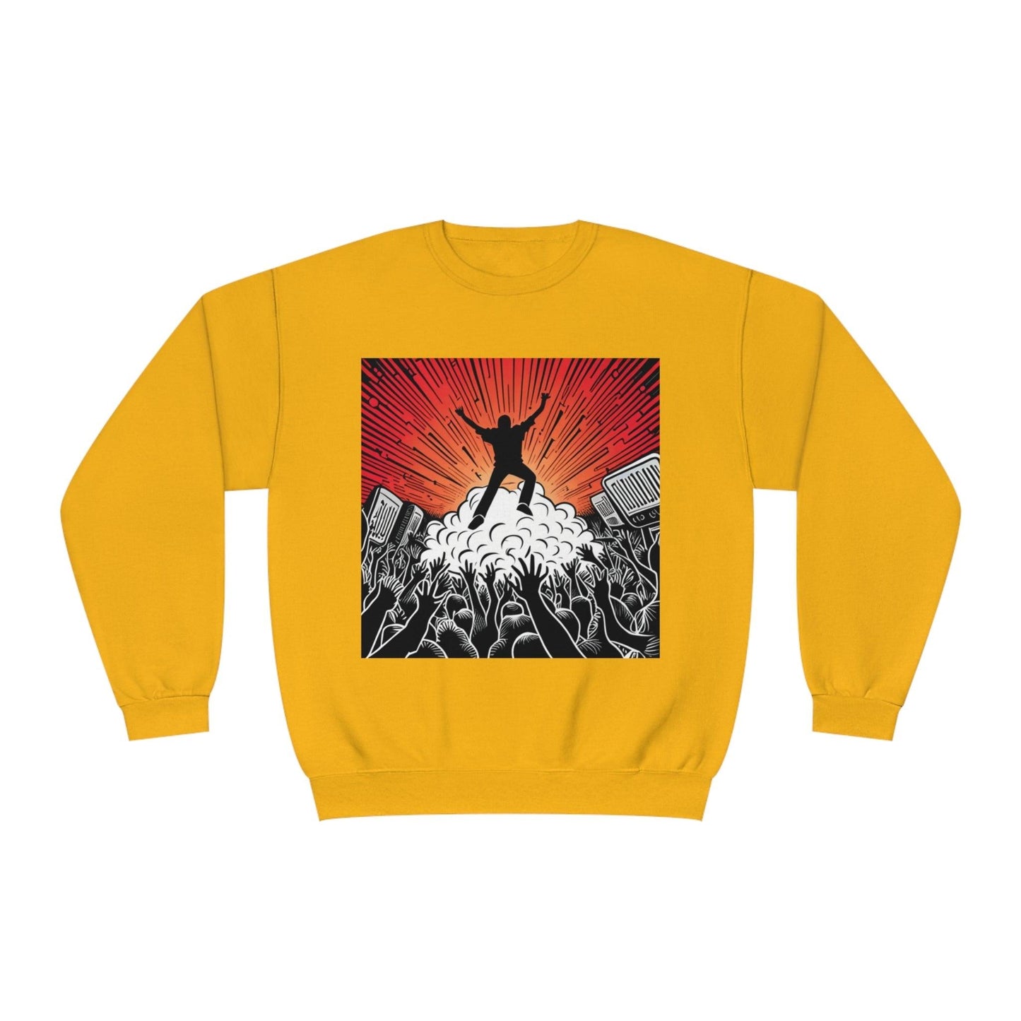 Metal Concert Unisex NuBlend® Crewneck Sweatshirt - Lizard Vigilante