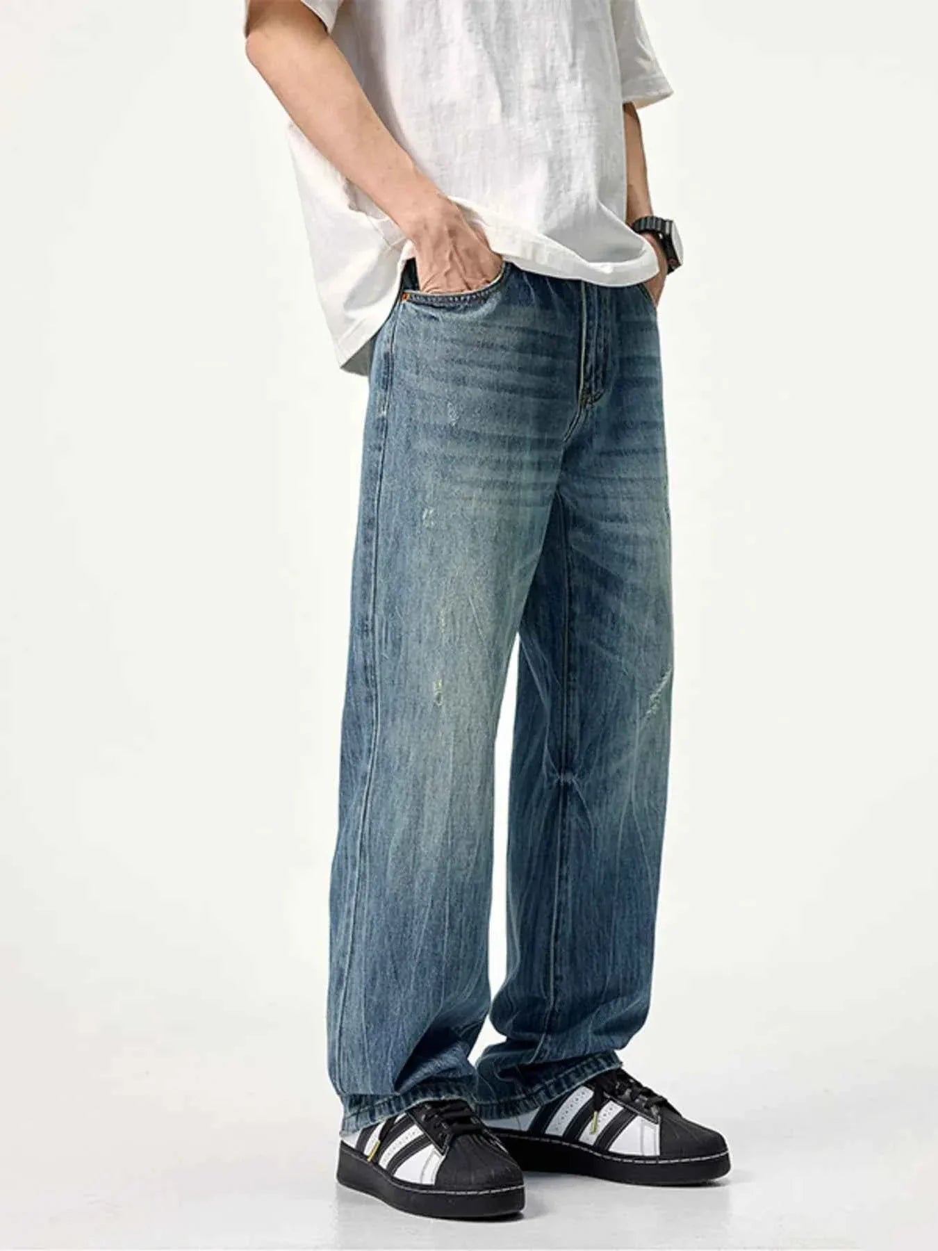 Men's Wide Leg Jeans