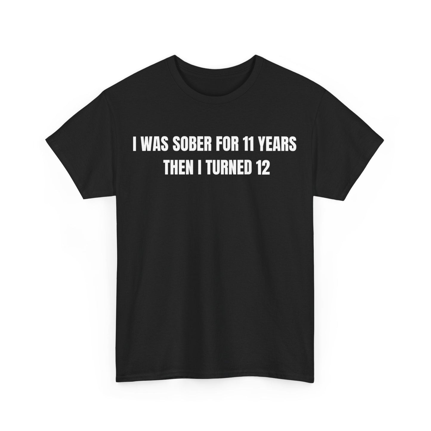 I Was Sober For 11 Years Then I Turned 12 Chaos Mode Party Tee