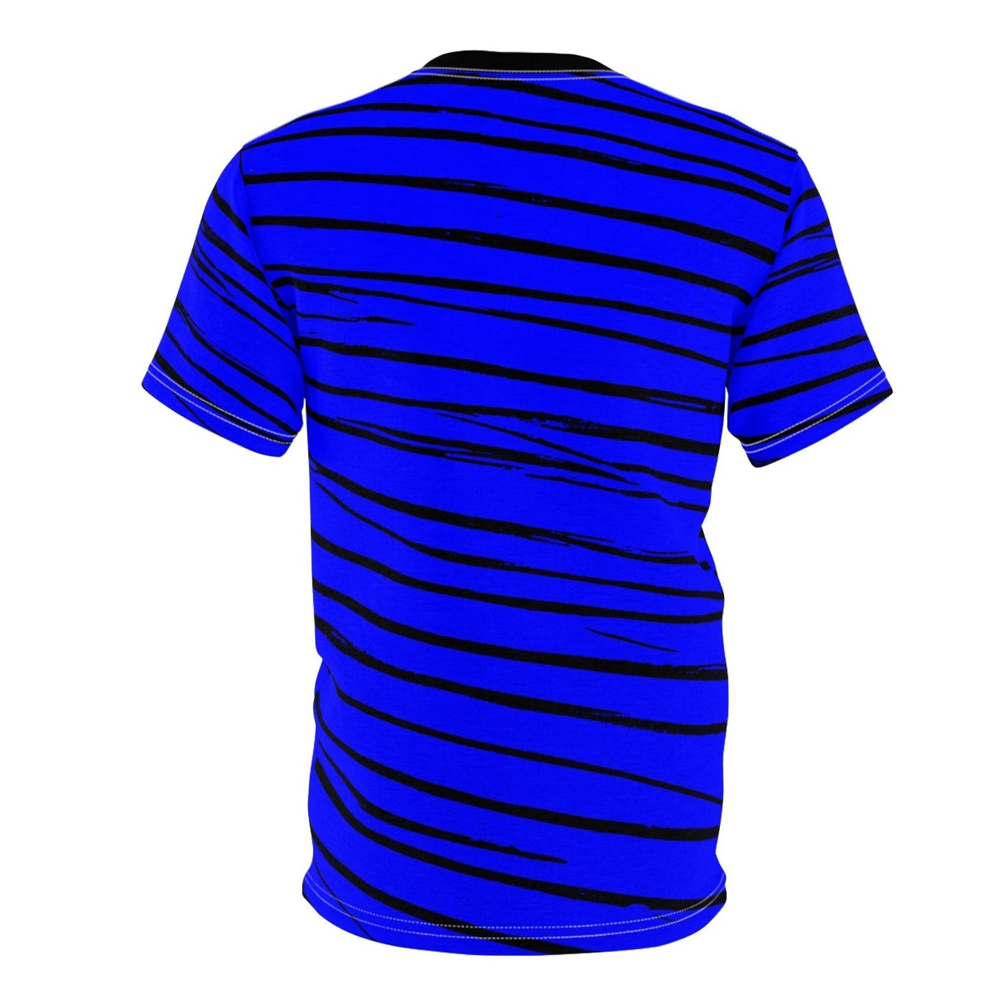 Black & Blue Strips Unisex Tee - Lizard Vigilante