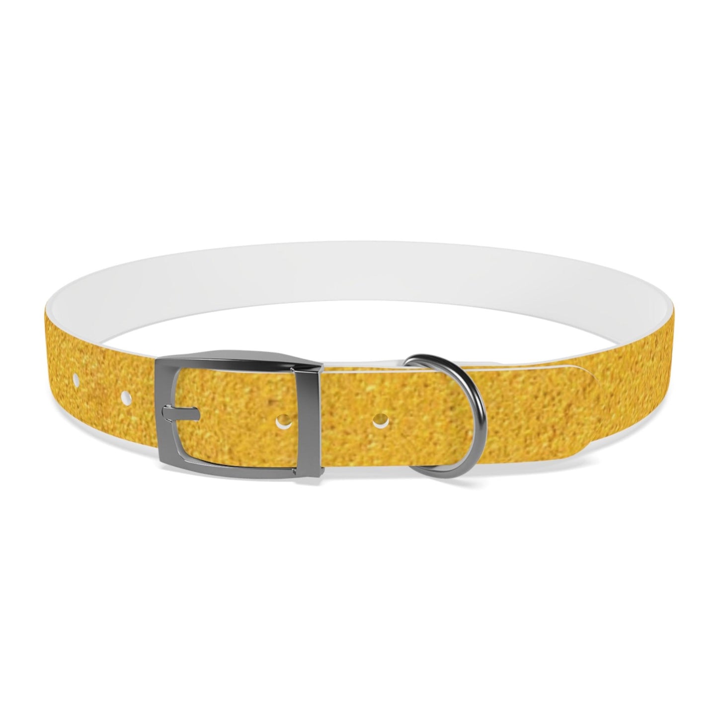 Faux Gold Dog Collar 4 Sizes S-XL - Lizard Vigilante