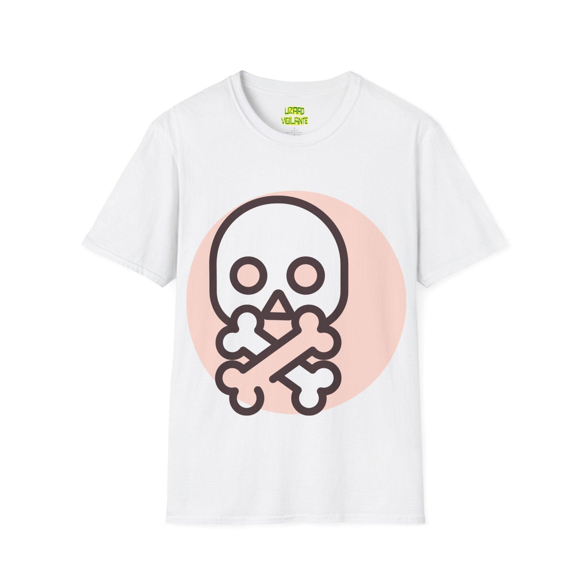 Skull n Crossbones Unisex Softstyle T-Shirt - Lizard Vigilante