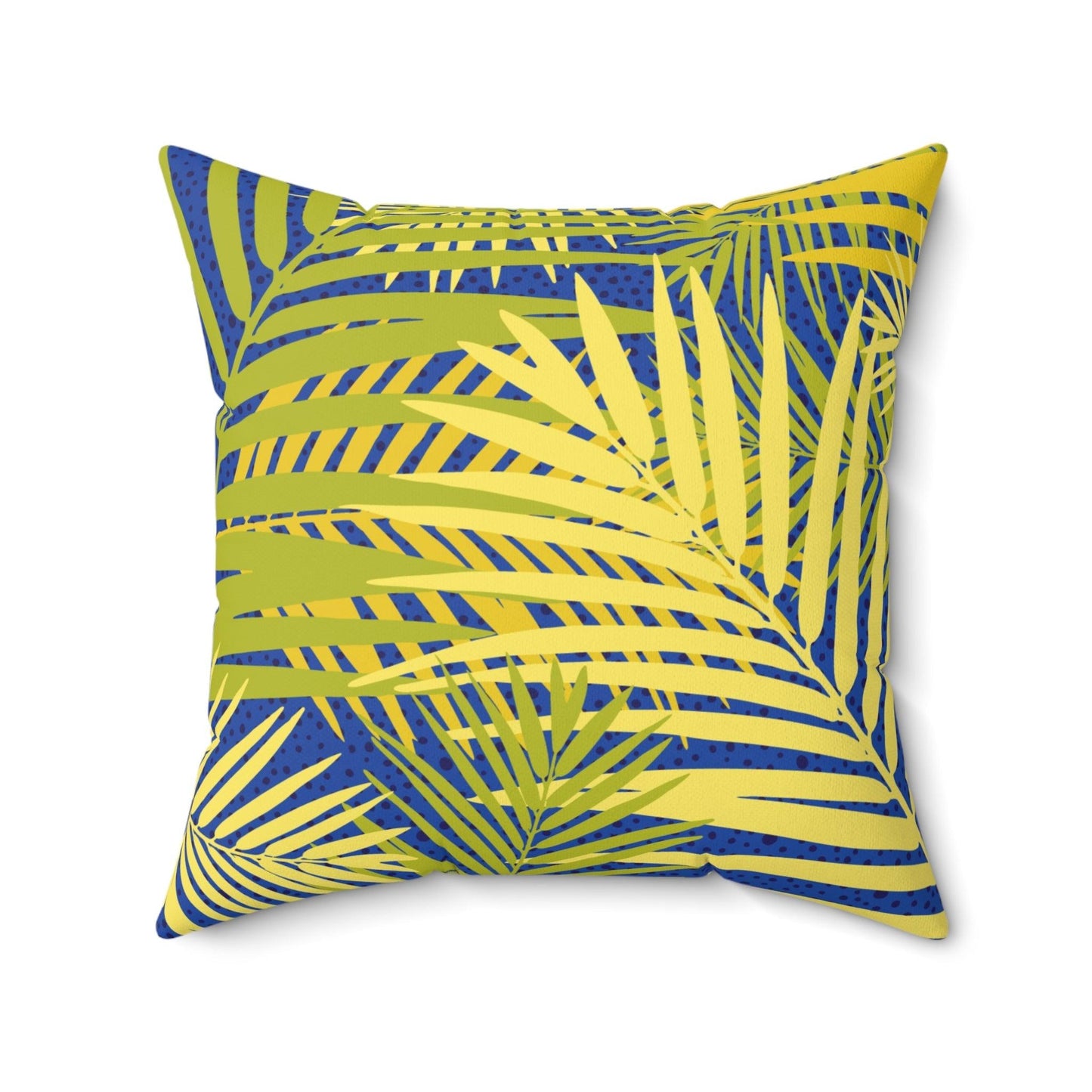 TropicSpun Polyester Square Pillow - Lizard Vigilante