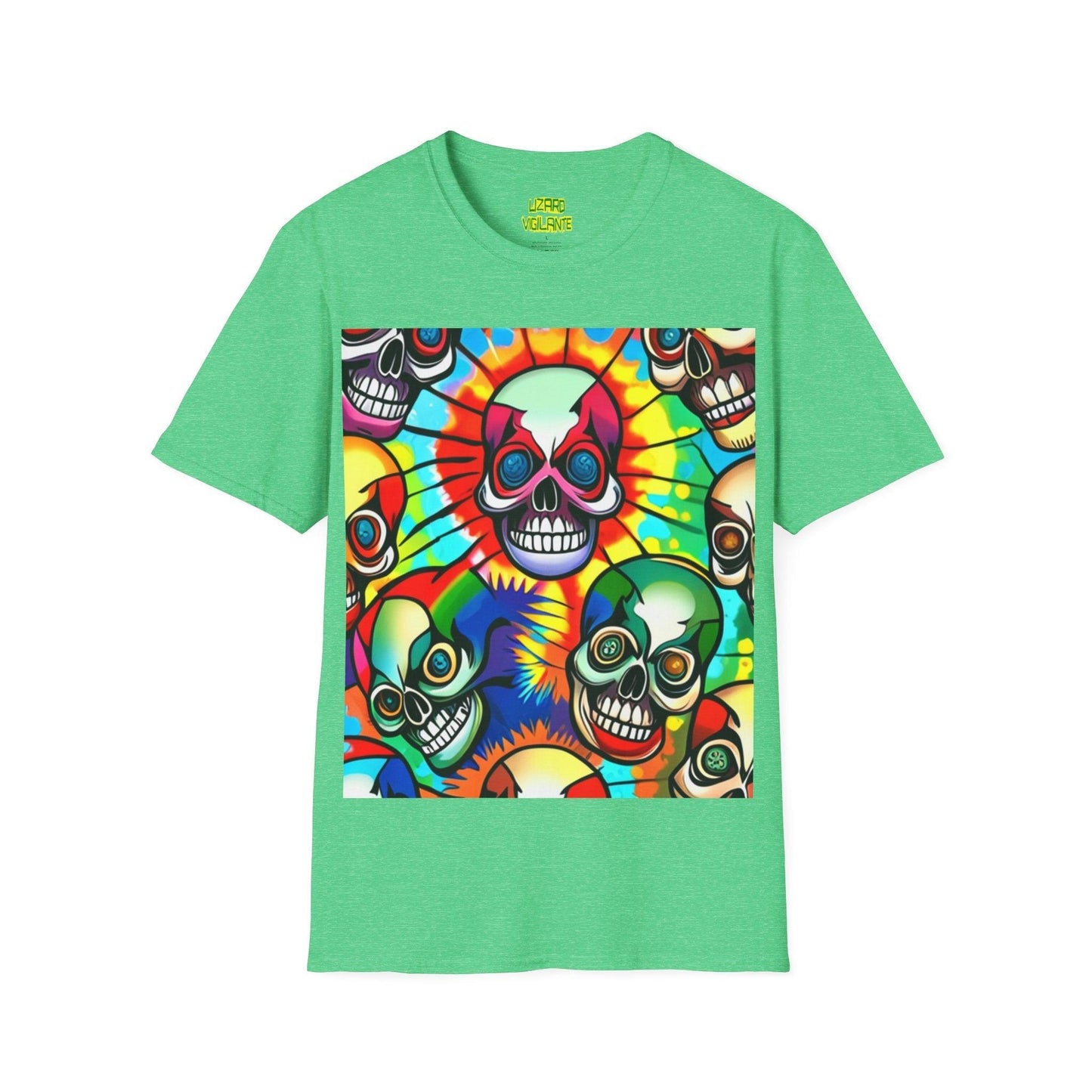 Cráneo Unisex Softstyle T-Shirt - Lizard Vigilante