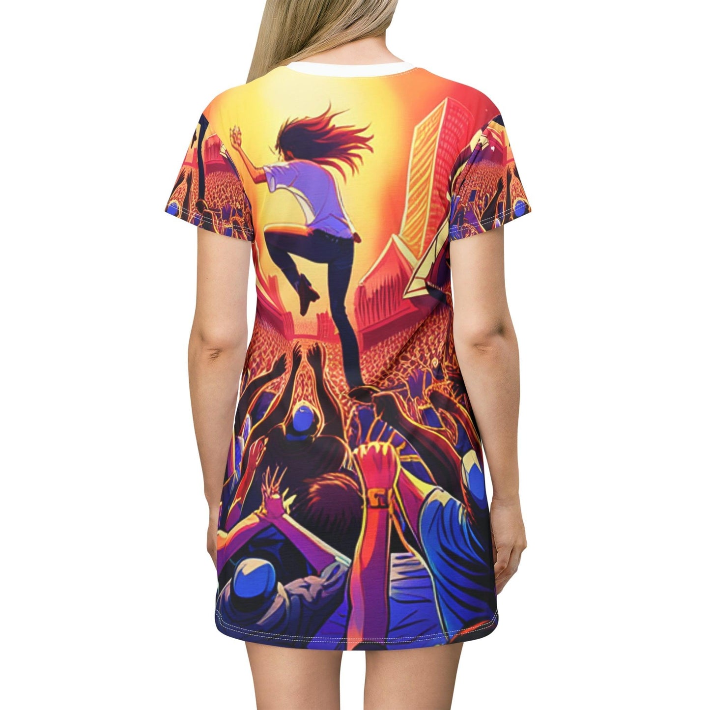 Festival T-Shirt Dress - Lizard Vigilante