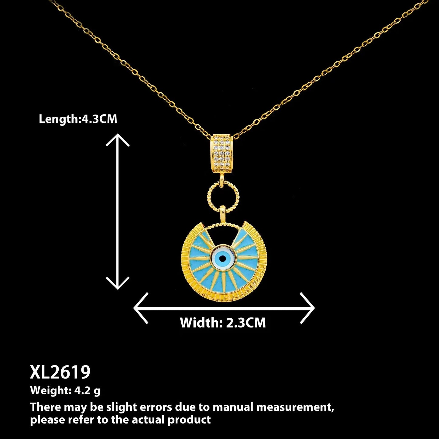 European And American Moon Necklace Niche Non-fading High-grade Accessories