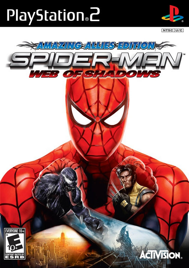 Spiderman Web of Shadows Game & Movie Bundle (PlayStation 2)