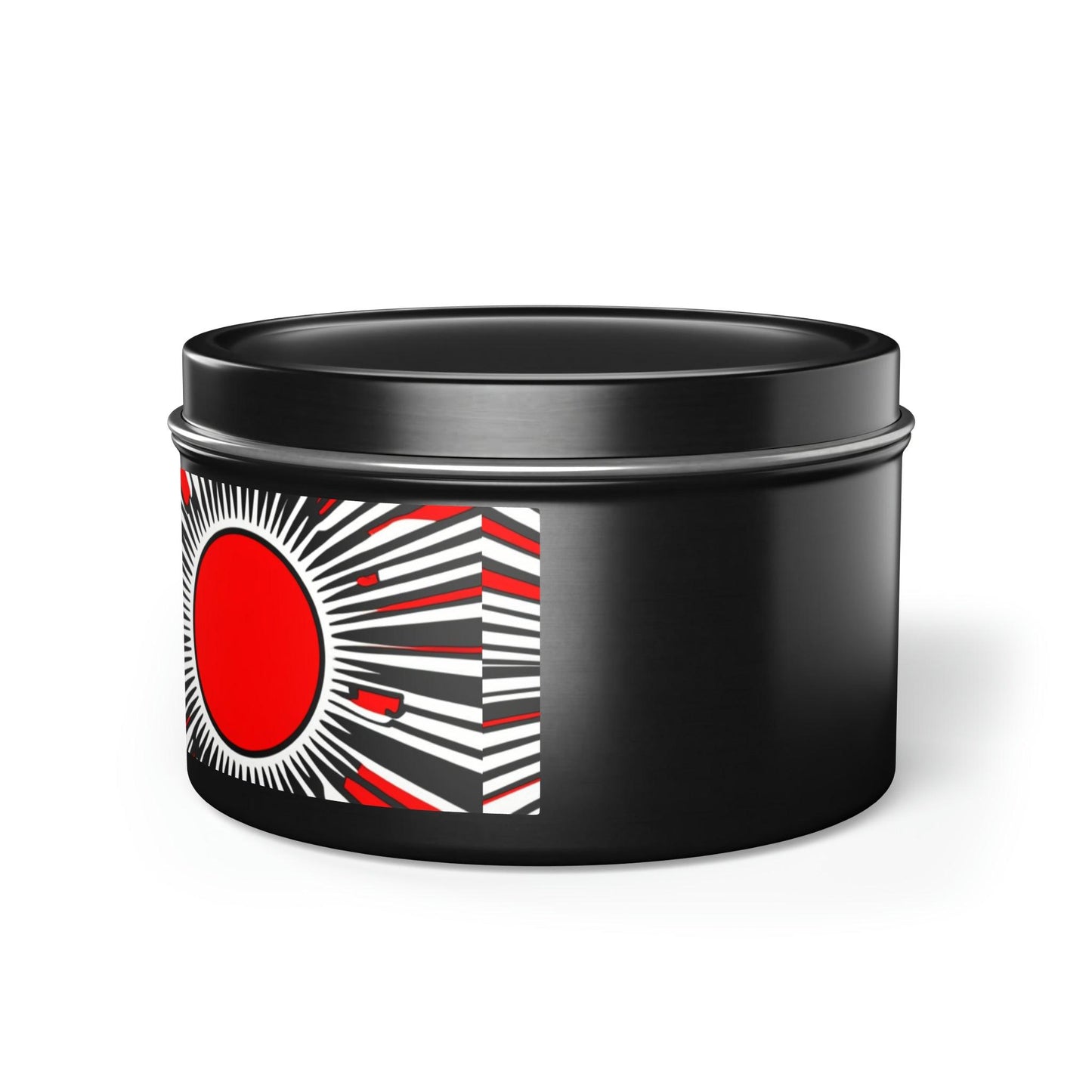 Red Circ Tin Candles - Lizard Vigilante