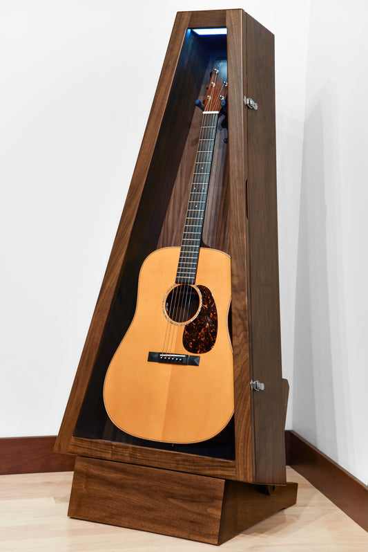 ClimaStand Triangle Humidor with Base - Walnut