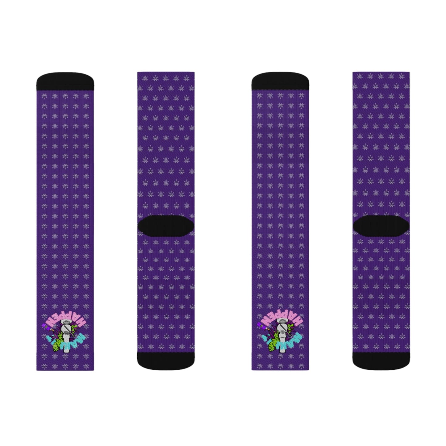 Make It Happen Weed Socks