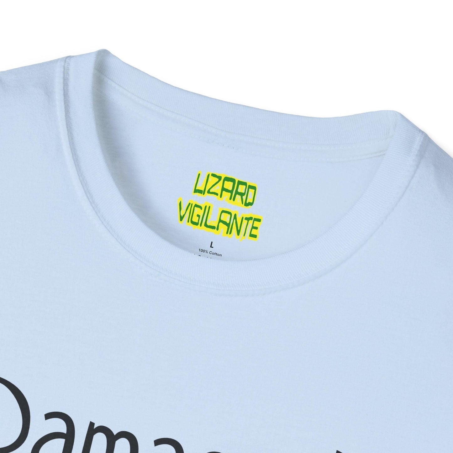 Damaged but doable. Unisex Softstyle T-Shirt - Lizard Vigilante