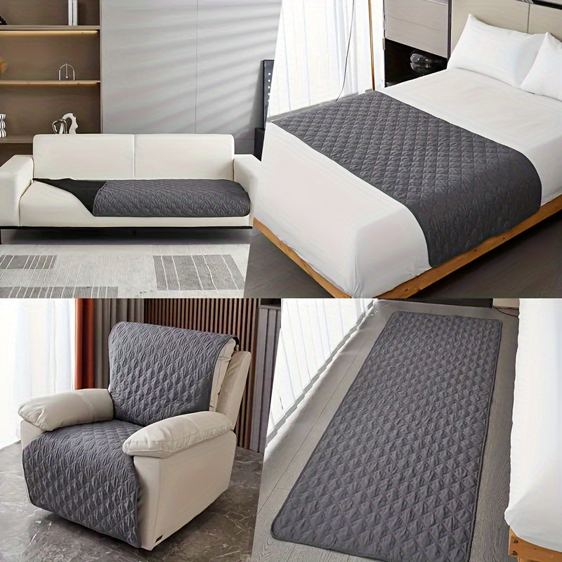 Extra Large Reversible High Quality Dog Blanket - Double-Sided Pet Bed Cover with Bone Pattern, Machine Washable Sofa Protector for Medium/Large/Small Dogs & Cats, Indoor/Outdoor Use, Blanket for Bed