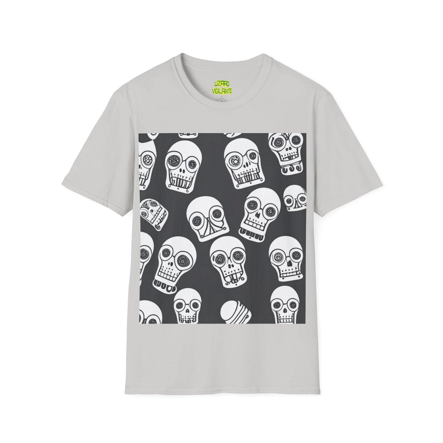 Bot Skulled Unisex Softstyle T-Shirt - Lizard Vigilante