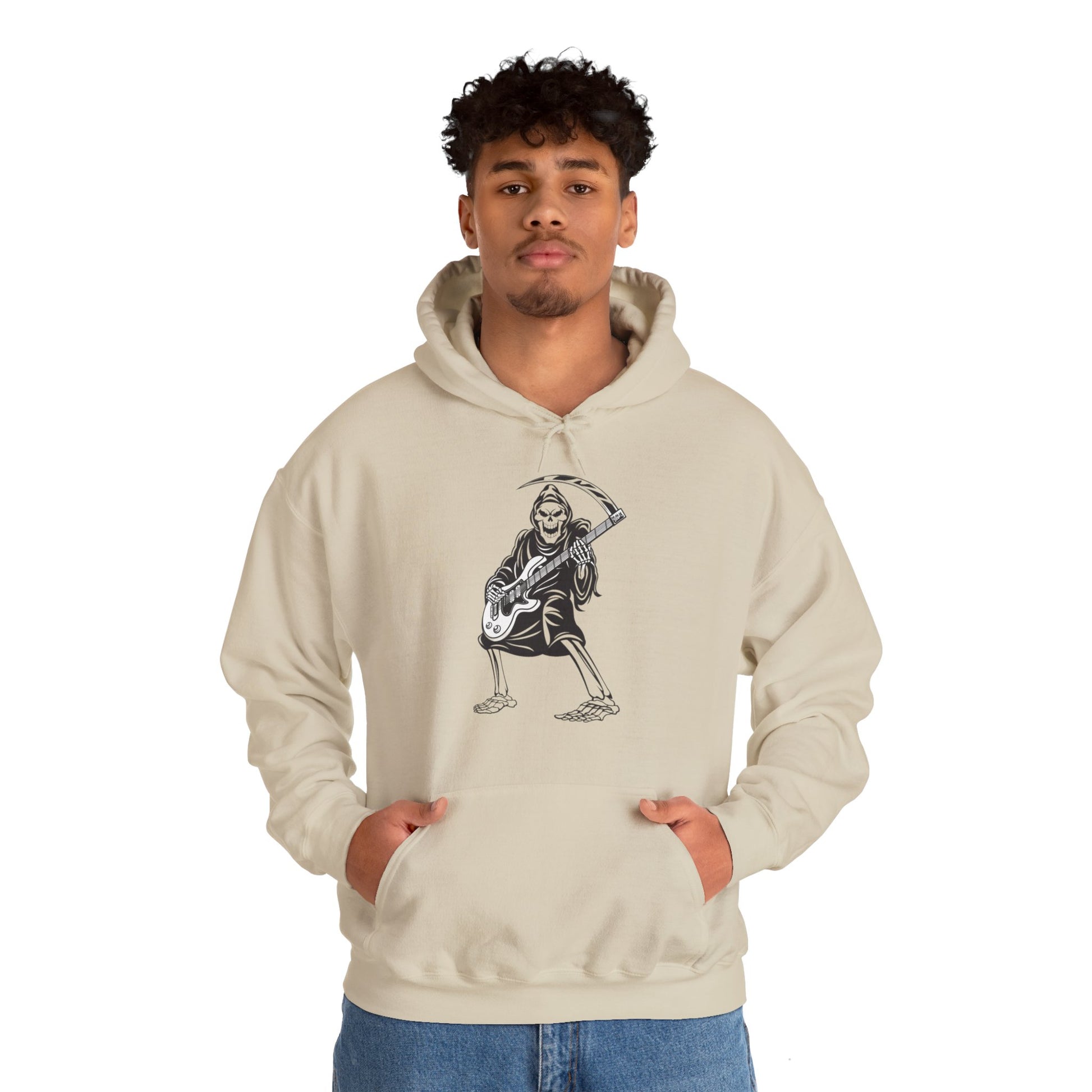 Guitar Reaper Unisex Heavy Blend™ Hooded Sweatshirt - Lizard Vigilante