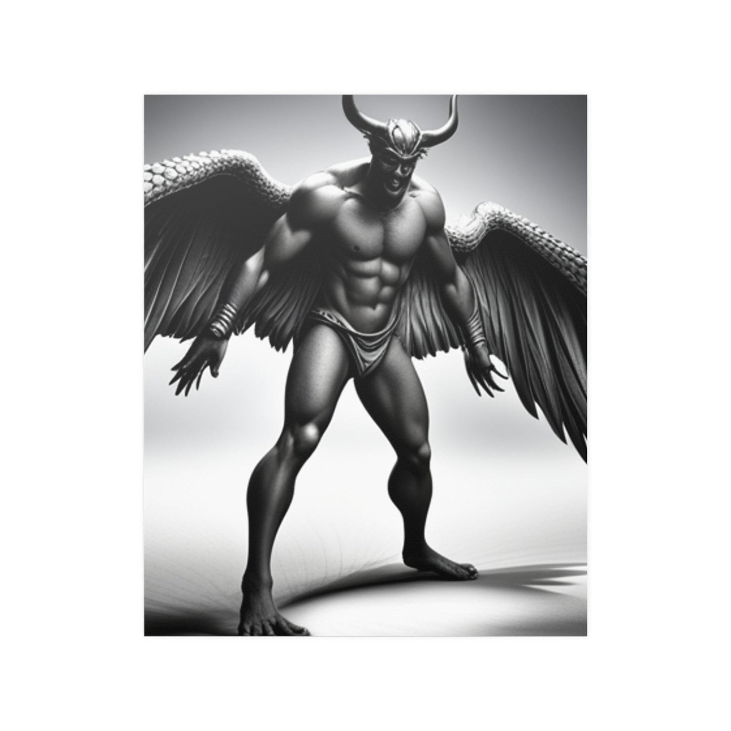 Satin Satan Posters (210gsm) Many Satanic Sizes For You Satanists - Lizard Vigilante