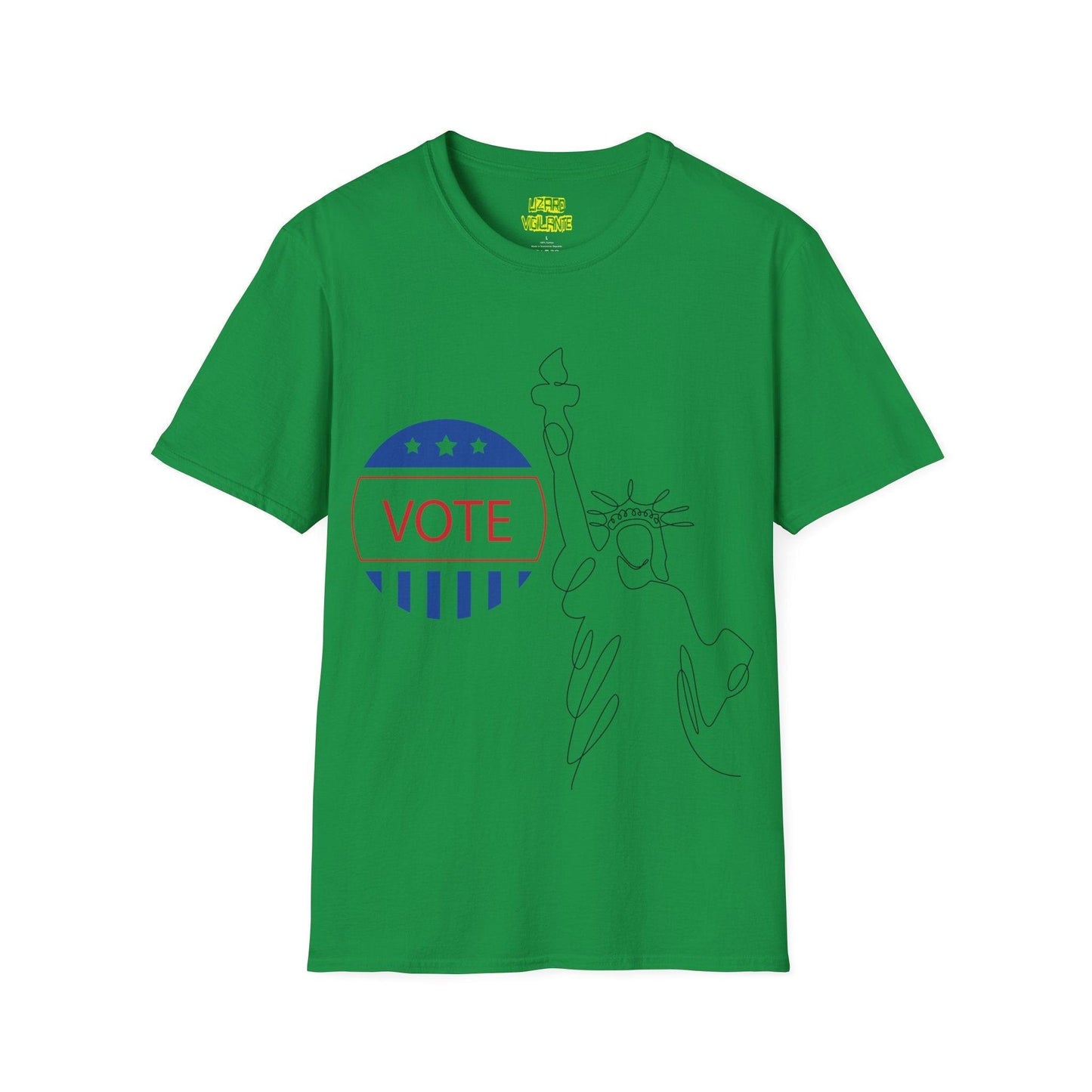 VOTE Liberty Unisex Softstyle T-Shirt - Lizard Vigilante