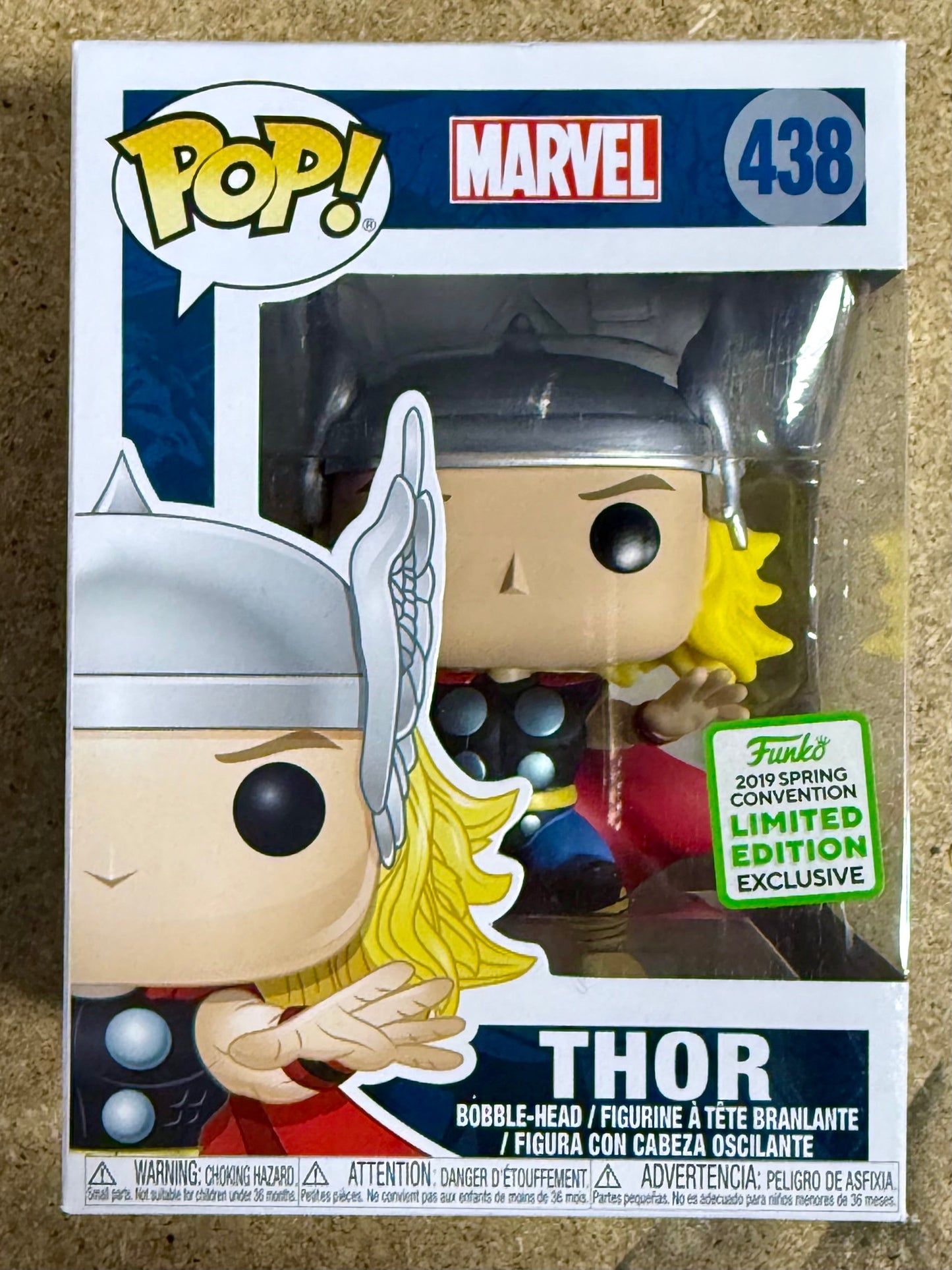 Funko Pop! Marvel Classic Thor #438 ECCC 2019 Spring Con Vaulted Exclusive