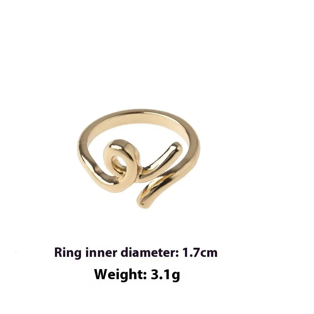 European And American Style Personality Geometry Ring