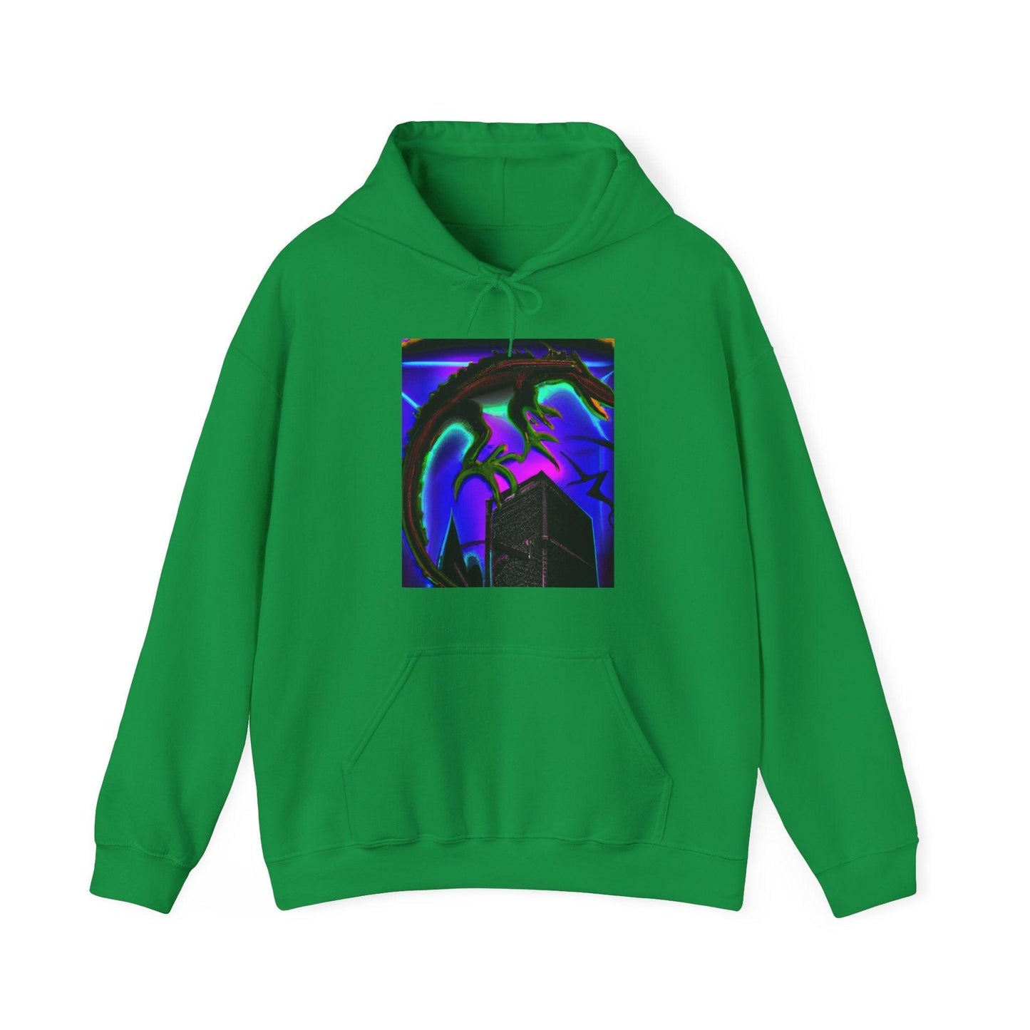 Lizard Vigilante Shock Unisex Heavy Blend™ Hooded Sweatshirt - Lizard Vigilante