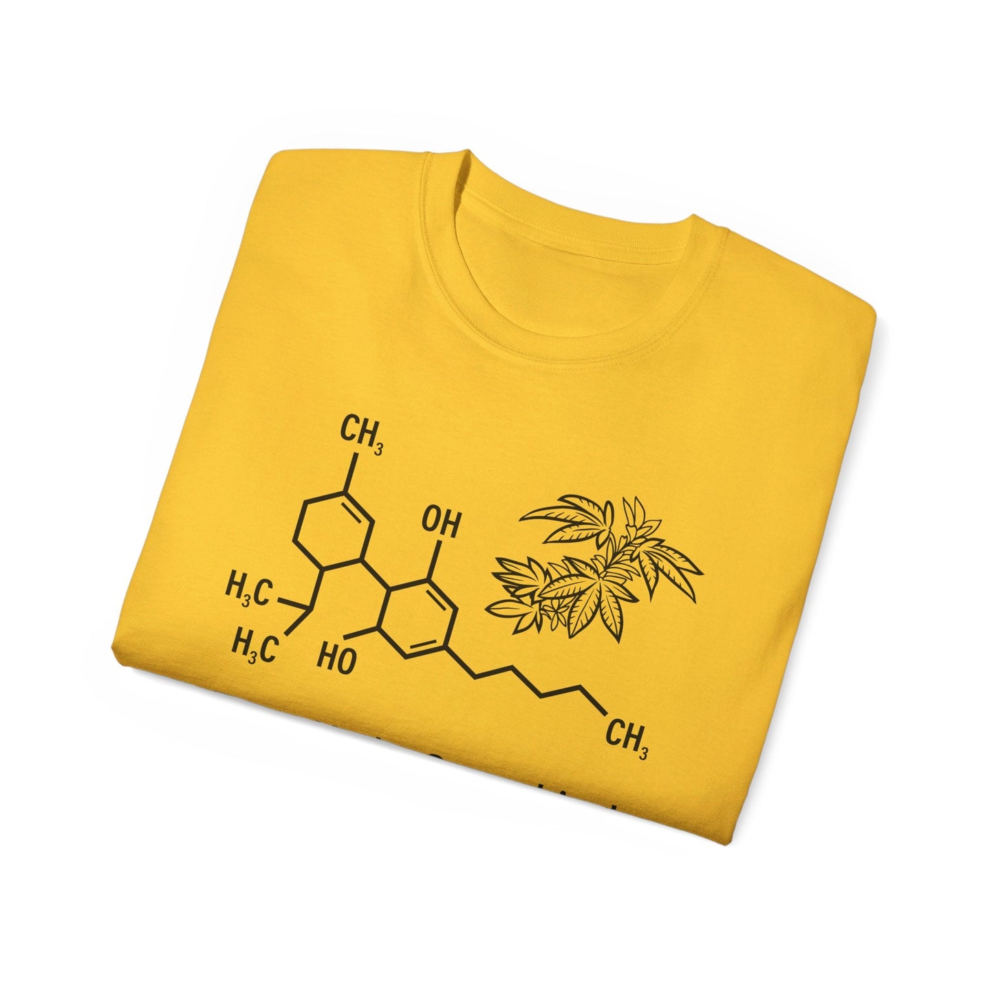 Tetrahydrocannabinol (THC) Molecule Weed Shirt