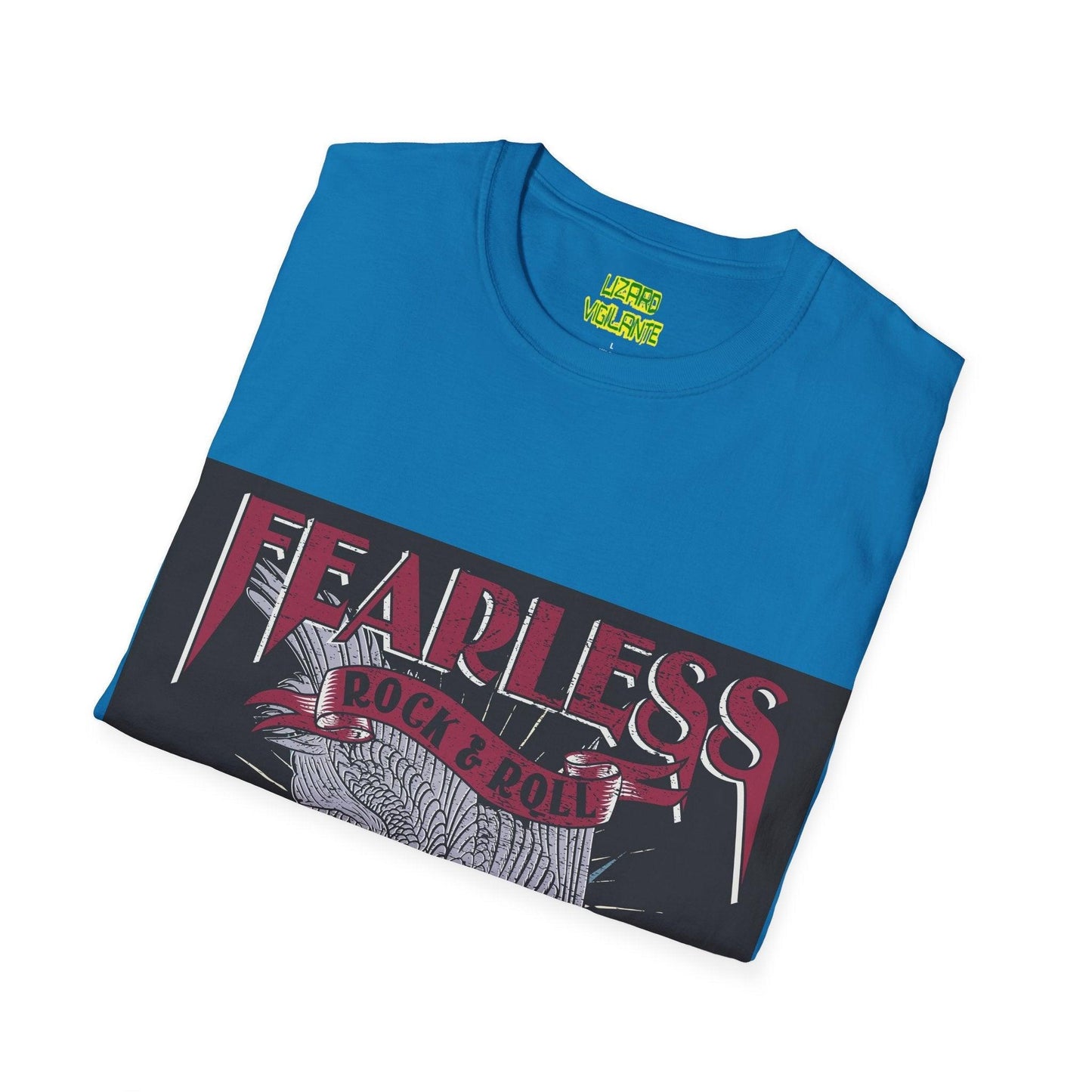 Fearless Rock & Roll Unisex Softstyle T-Shirt - Lizard Vigilante