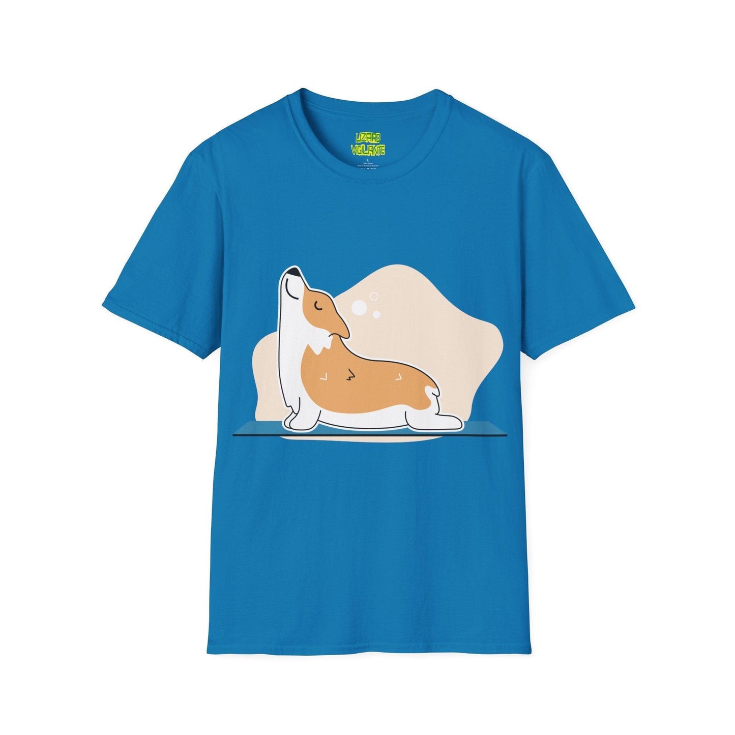 Yoga Dog Pose Unisex Softstyle T-Shirt - Lizard Vigilante