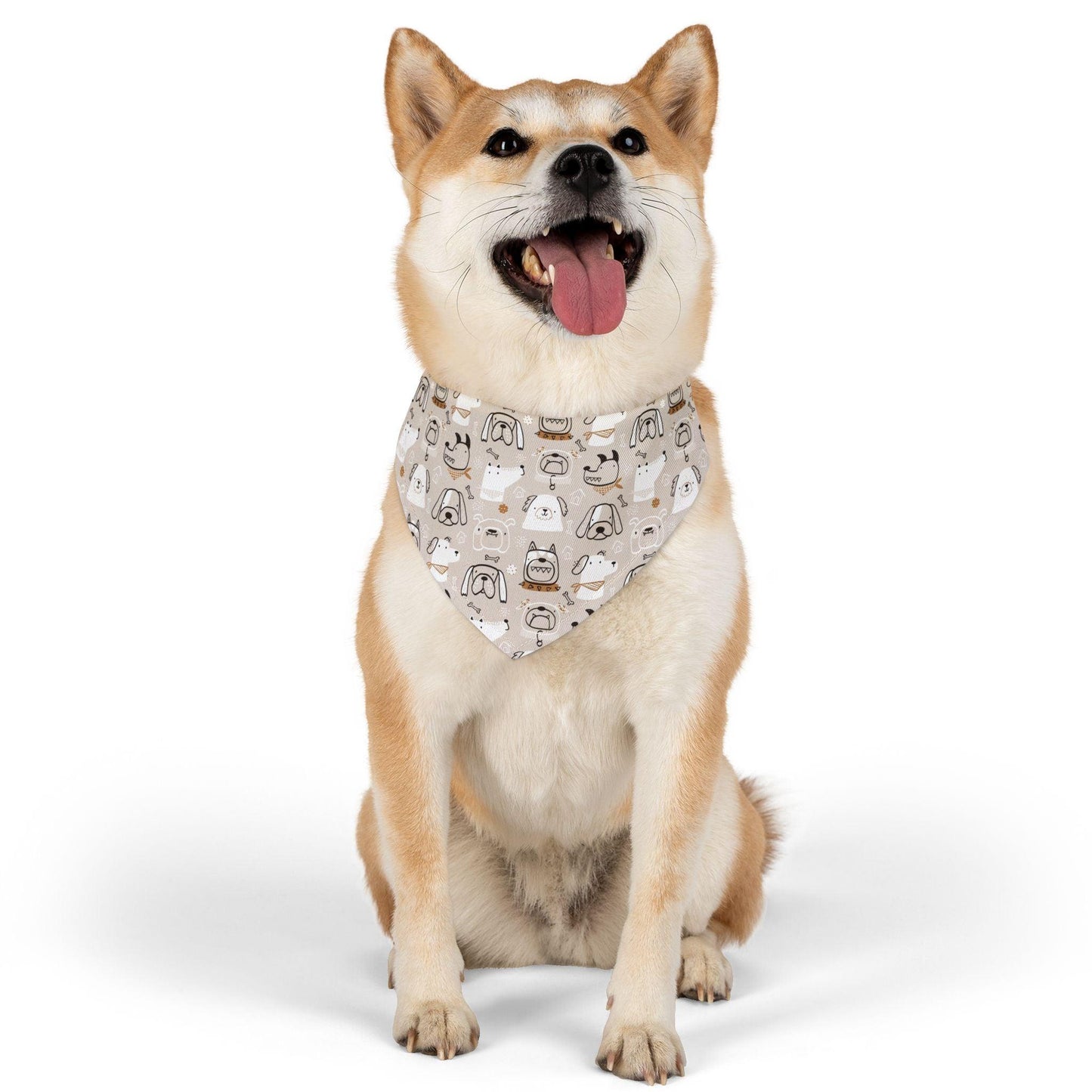 Illustrated Doggers II Pet Bandana Collar - Premium Pets from Printify - Just $26.90! Shop now at Lizard Vigilante