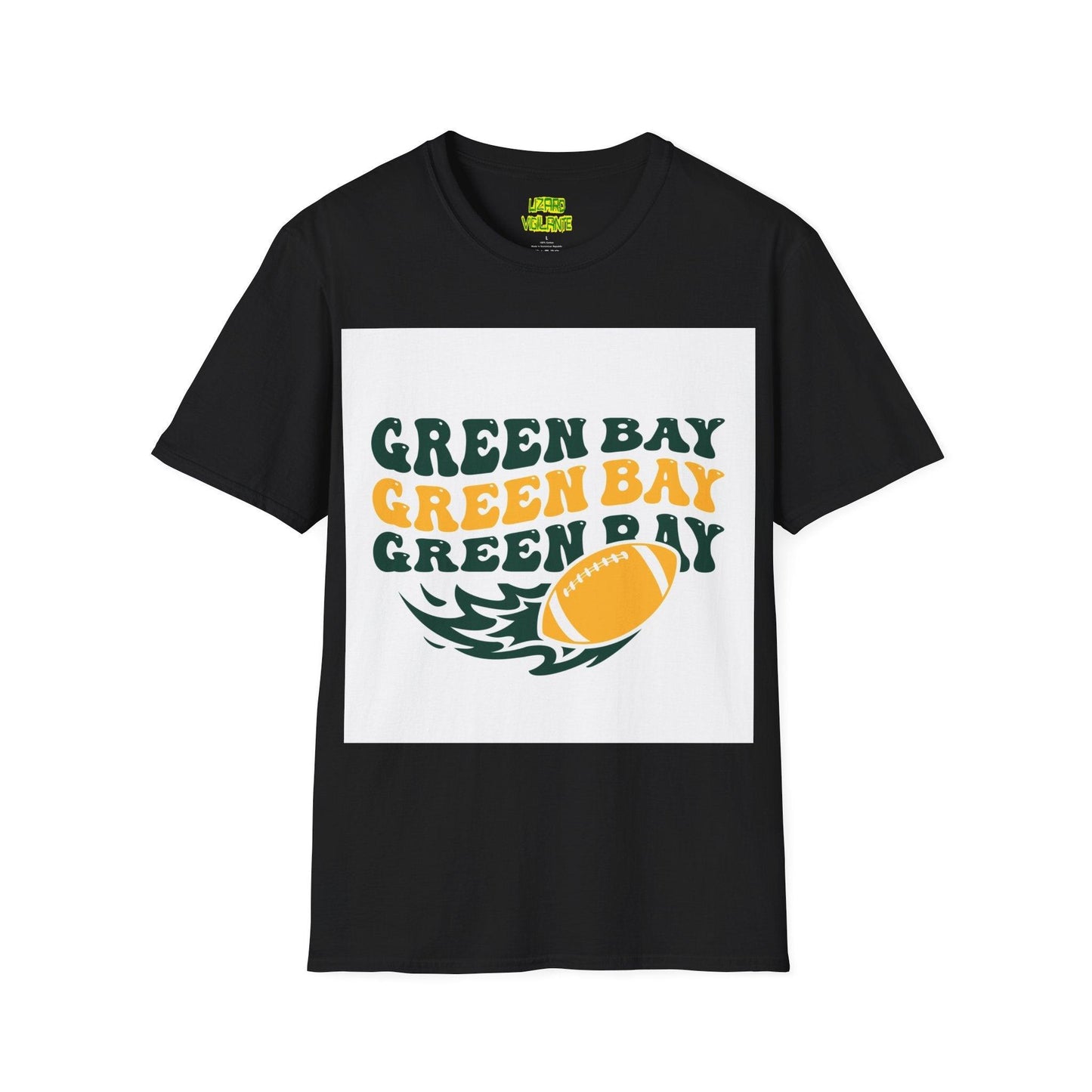 Green Bay Unisex Softstyle T-Shirt - Lizard Vigilante