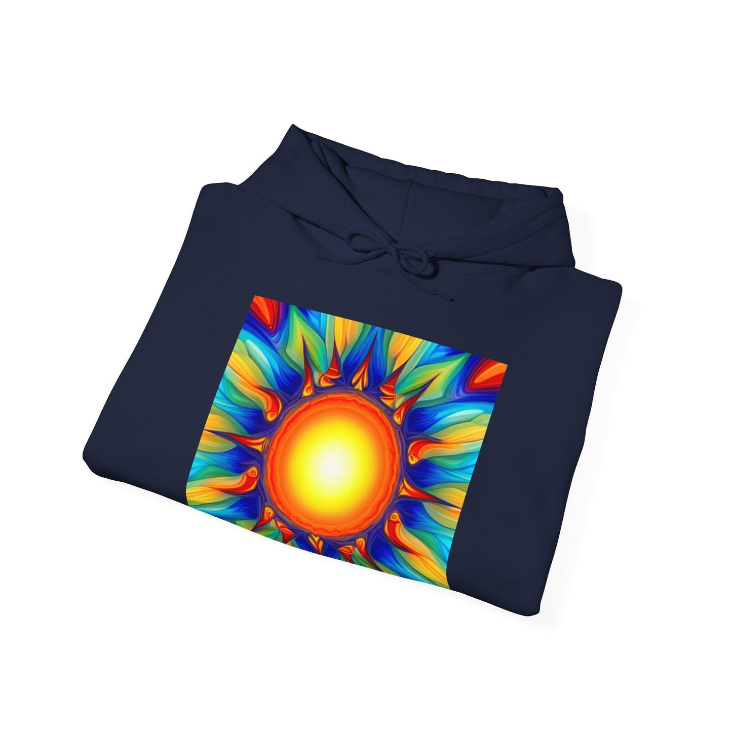 Psychedelic Sun Unisex Heavy Blend™ Hooded Sweatshirt - Lizard Vigilante