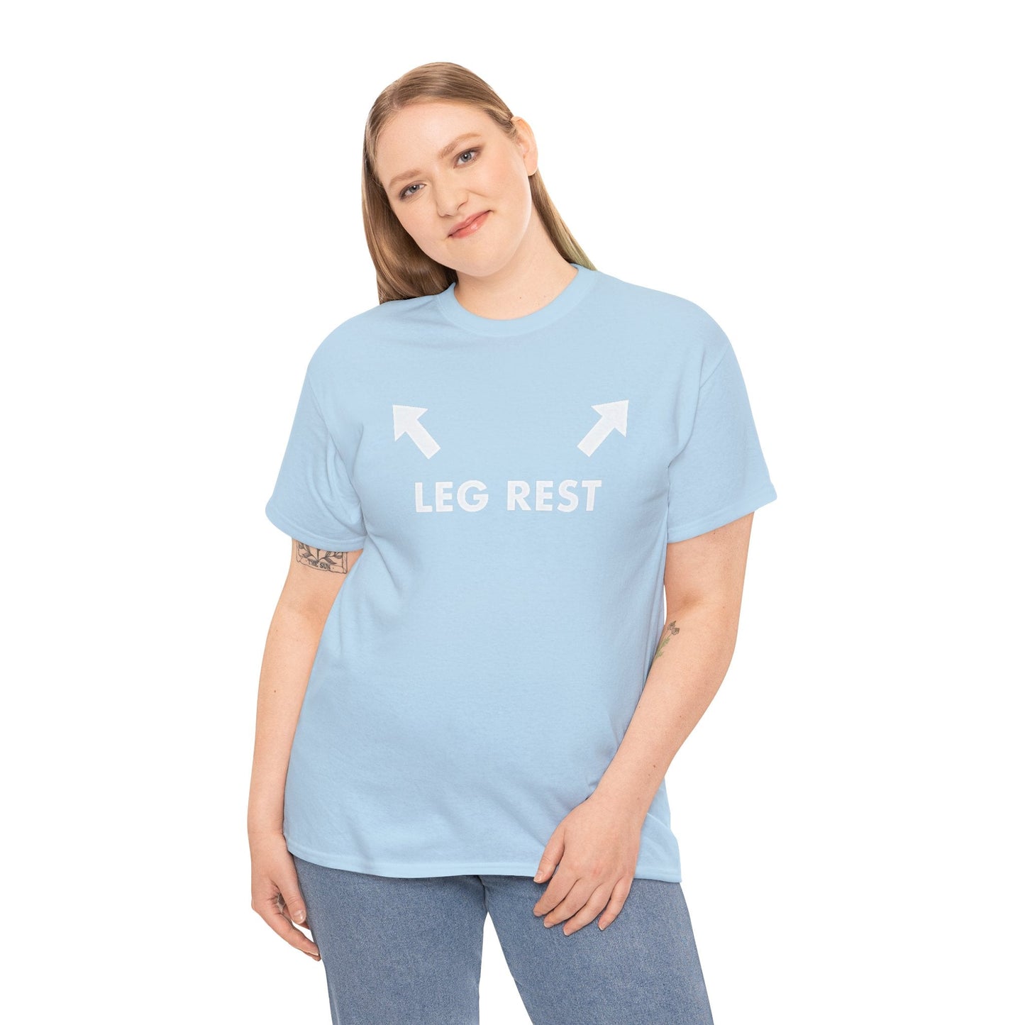 Leg Rest Funny Shirt – Hilarious Meme T-Shirt for Humor Lovers