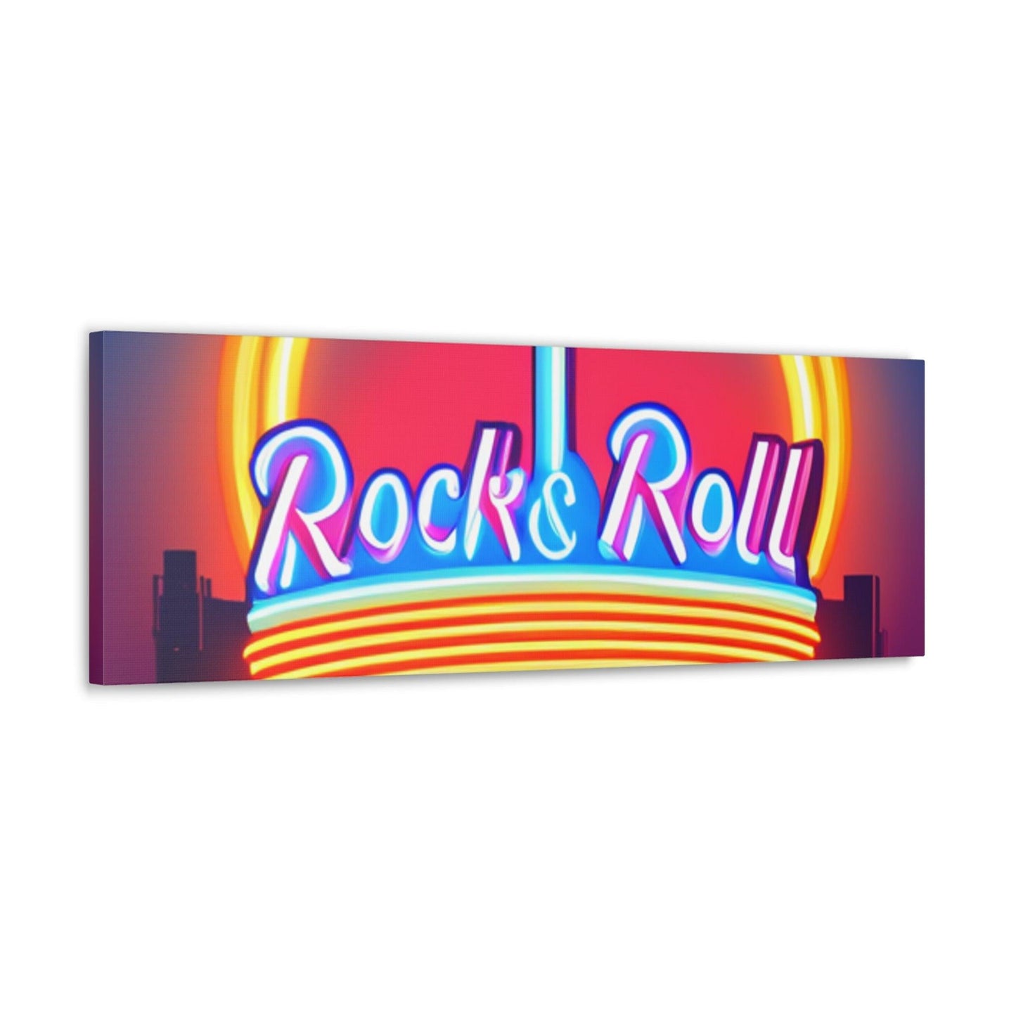 Rock & Roll Diner Canvas Gallery Wraps by Lizard Vigilante - Lizard Vigilante