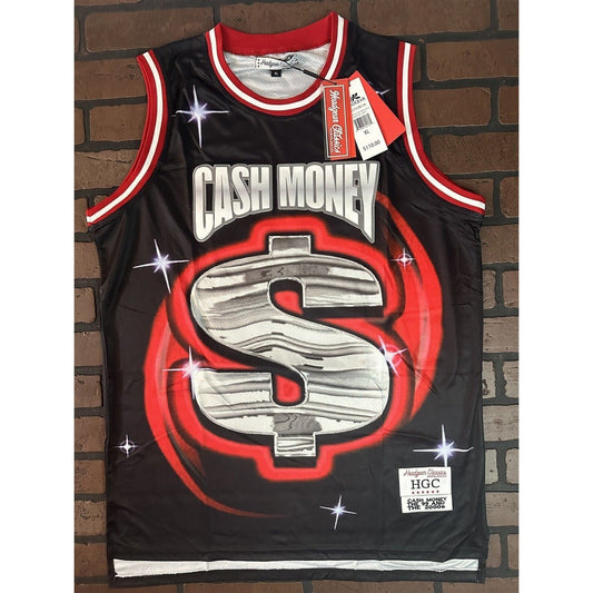 CASH MONEY RECORDS - Black Headgear Classics Basketball Jersey~Never Worn~XL 3XL