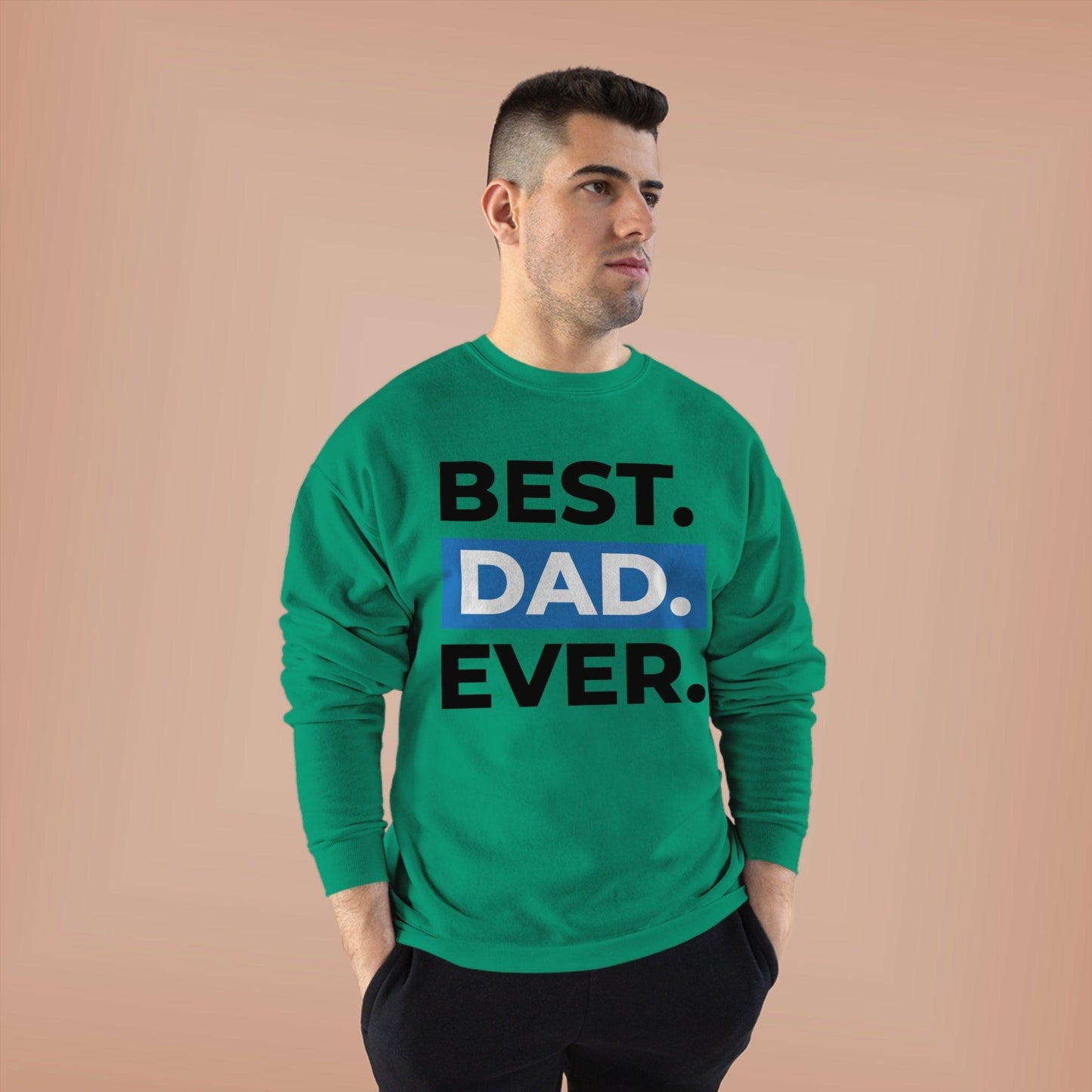 Best. Dad. Ever. Unisex EcoSmart® Crewneck Sweatshirt - Lizard Vigilante