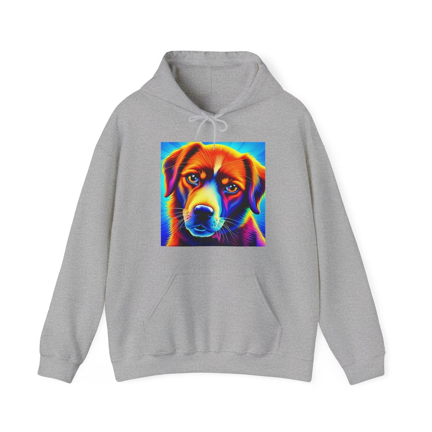 Prism Dog Unisex Heavy Blend™ Hooded Sweatshirt - Lizard Vigilante