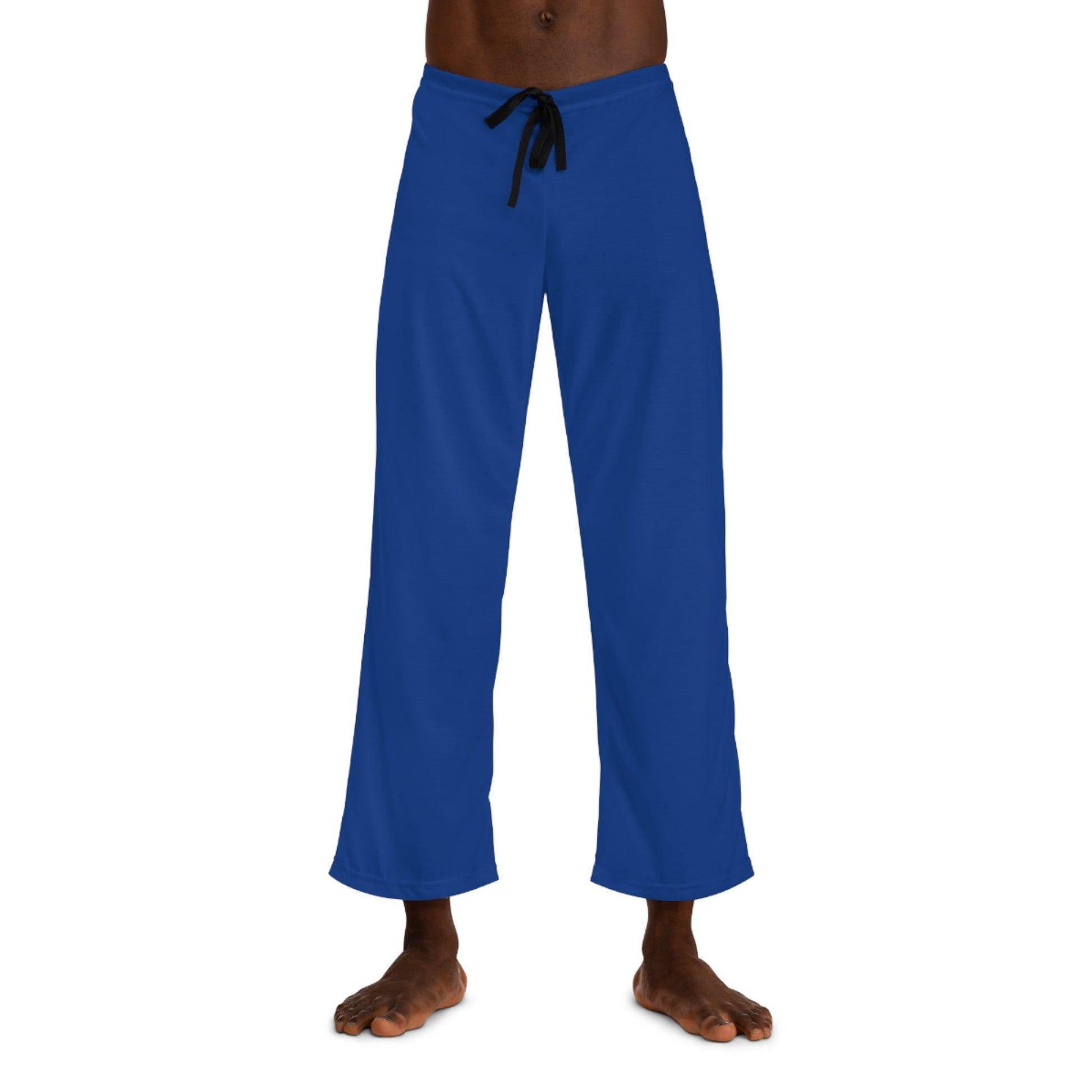 Men's Pajama Pants - Blue - Lizard Vigilante