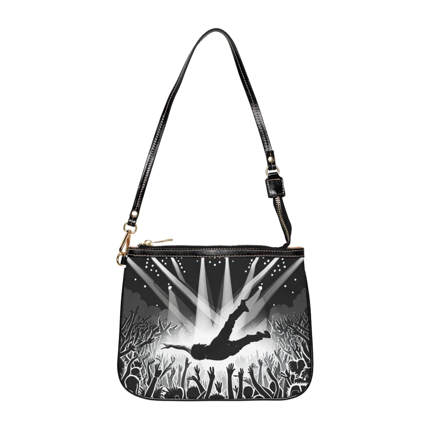 Crowd Surfing Metal Small Shoulder Bag - Lizard Vigilante