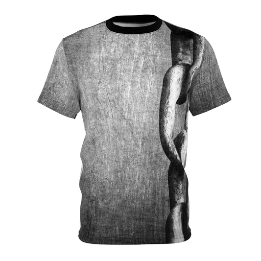 Heavy Chain Unisex Cut & Sew Tee (AOP) - Lizard Vigilante