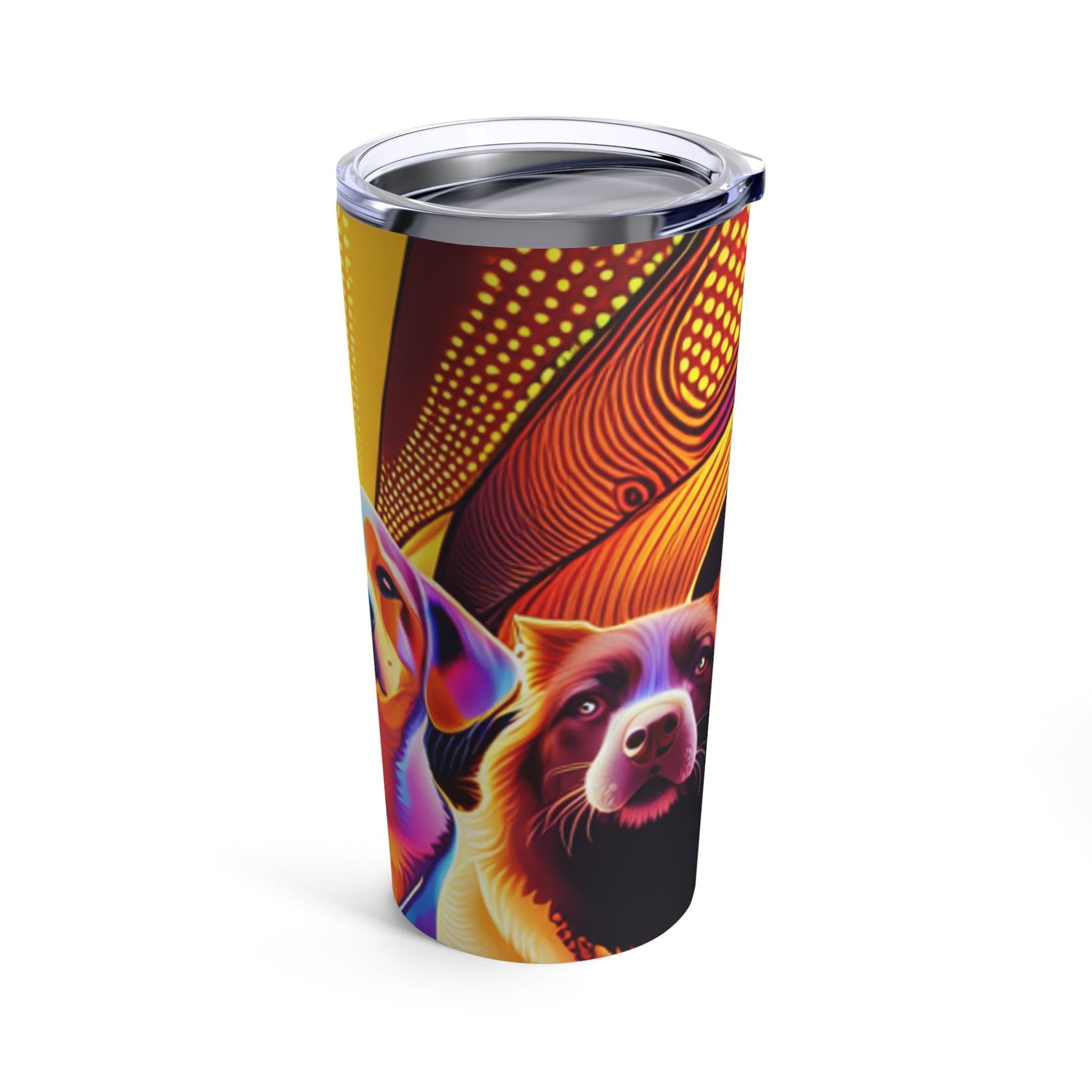 Dog Celebs Tumbler 20oz - Lizard Vigilante