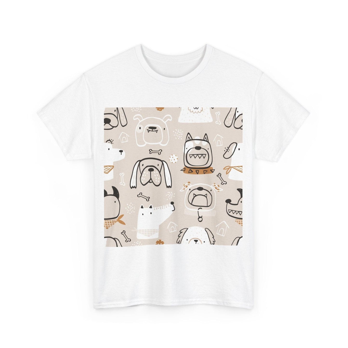 Illustrated Doggers 2 Unisex Heavy Cotton Tee - Premium T-Shirt from Printify - Just $24.20! Shop now at Lizard Vigilante