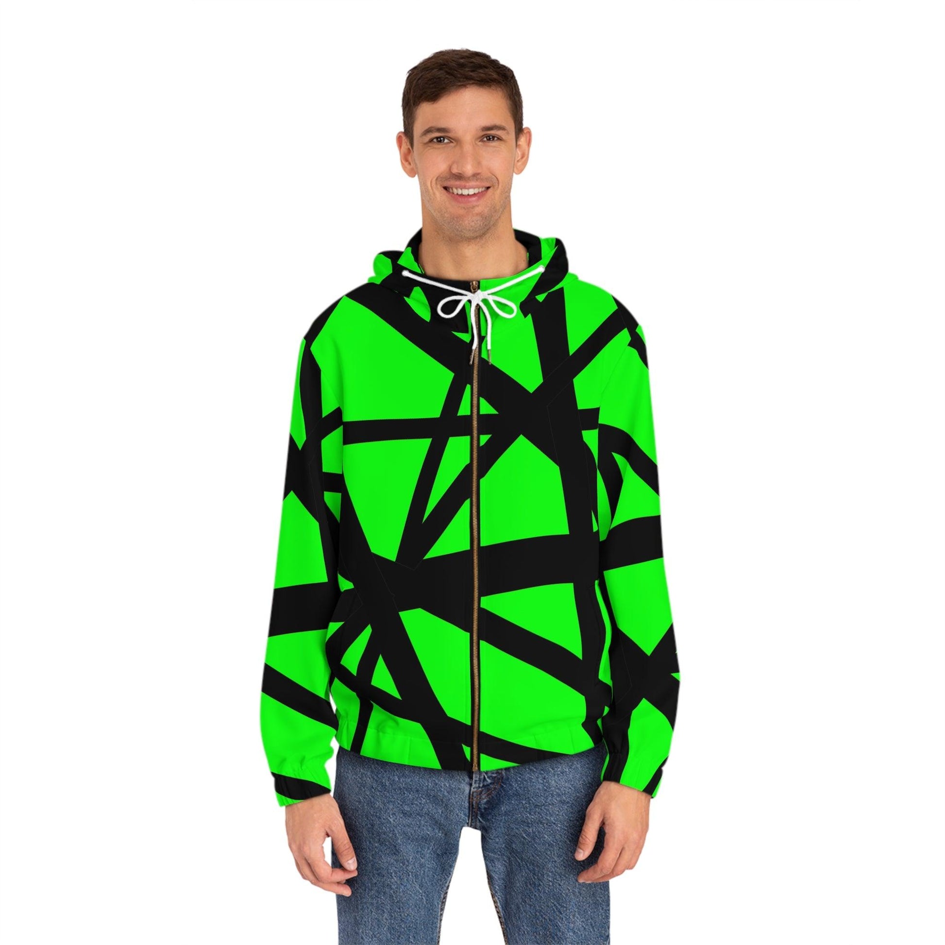 VH 3 Men's Full-Zip Hoodie - Premium All Over Prints from Printify - Just $67.72! Shop now at Lizard Vigilante