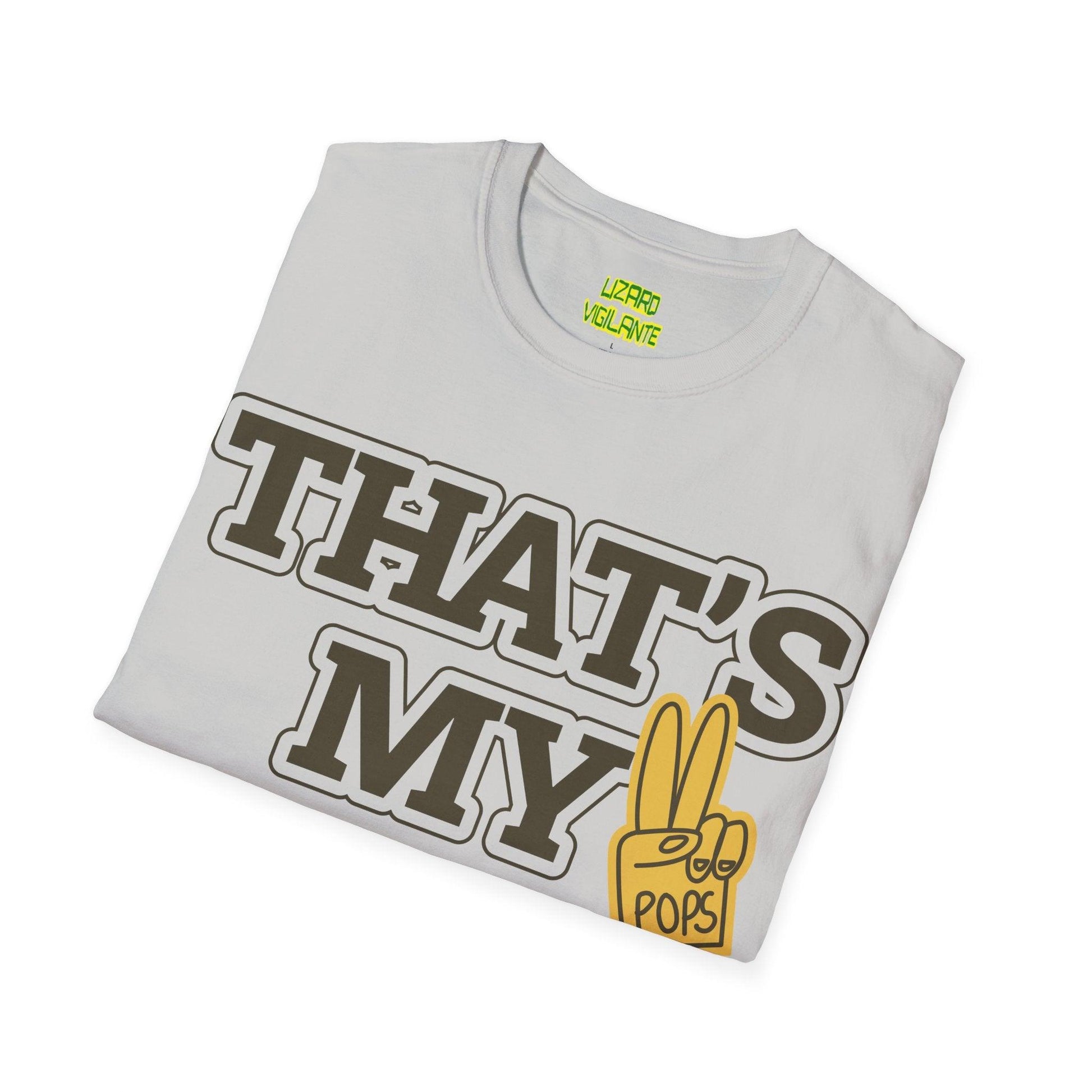 That's My Pops Unisex Softstyle T-Shirt - Lizard Vigilante